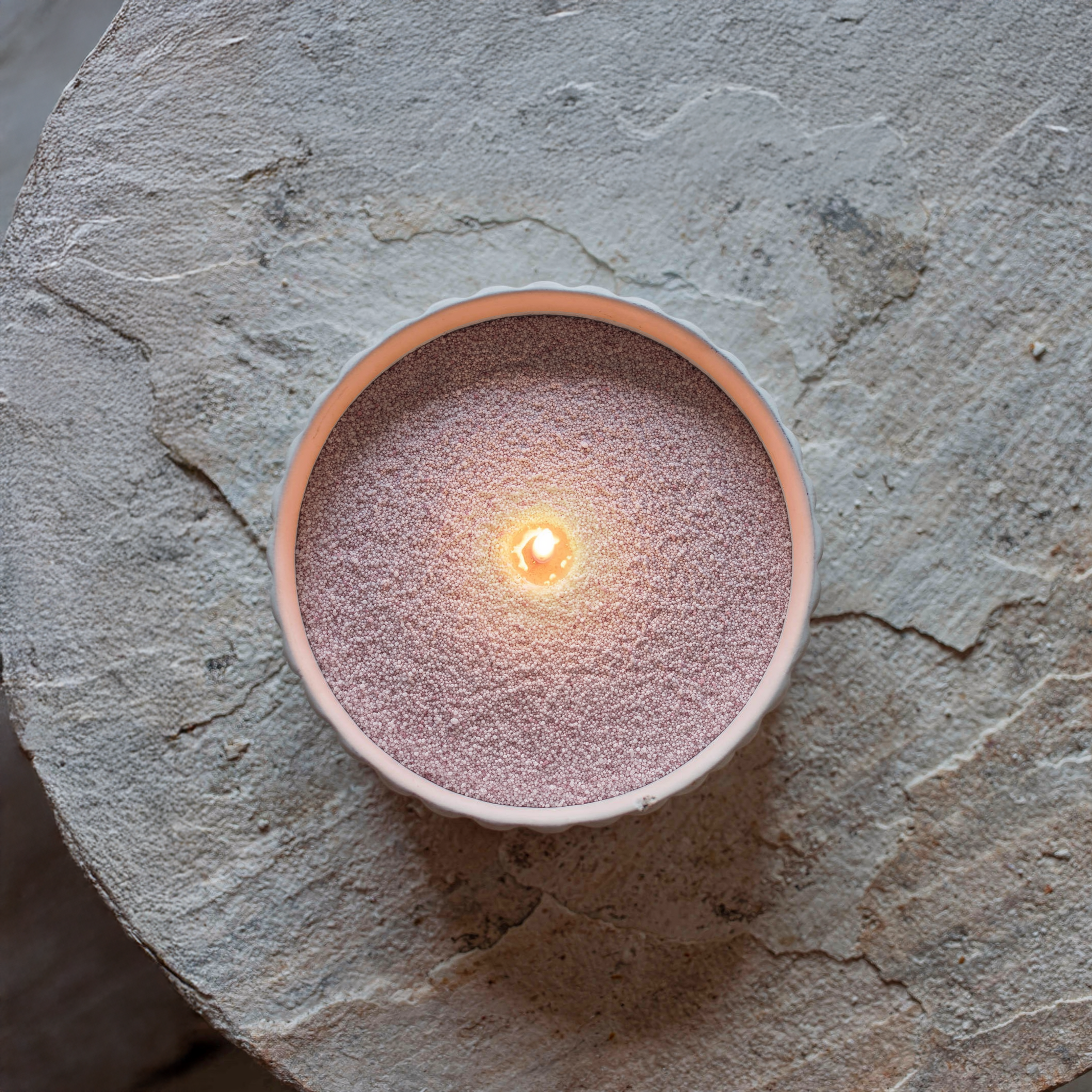 Candle Pearls Rose