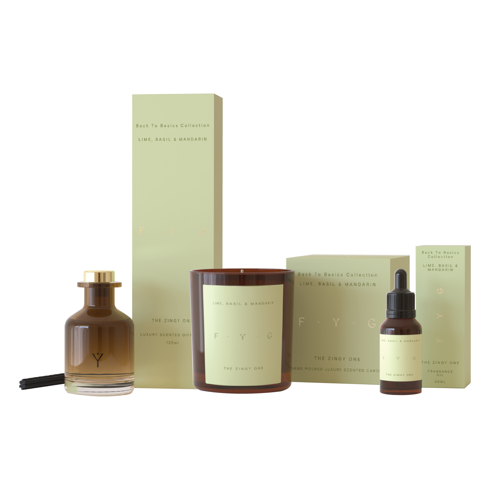 Lime, Basil & Mandarin Reed Diffuser