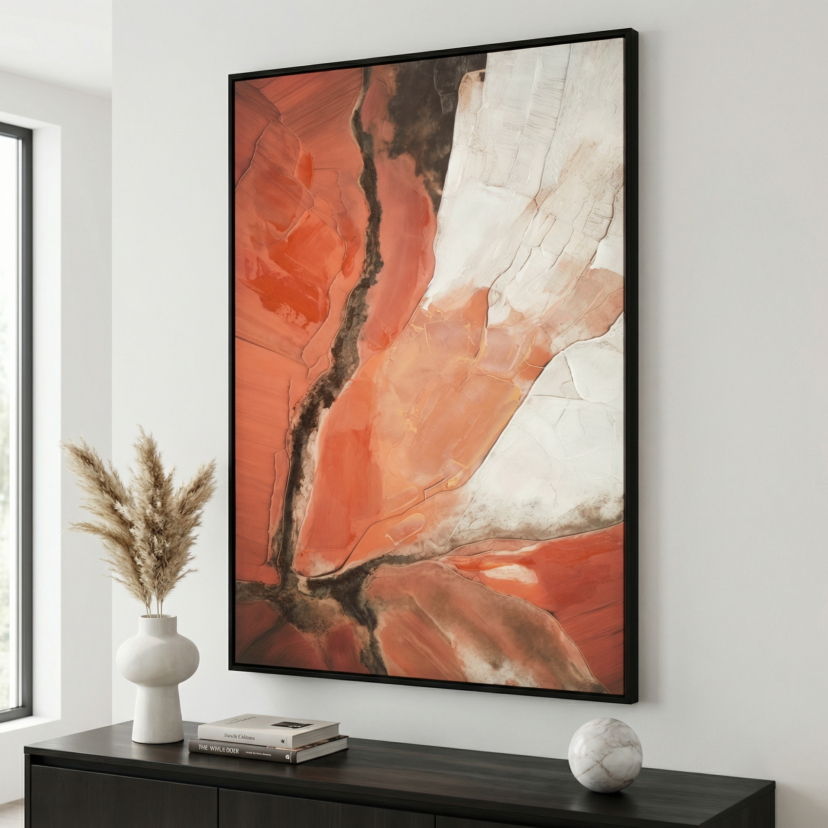 Noah Multi Colour Vibrant Abstract Textured Wall Art