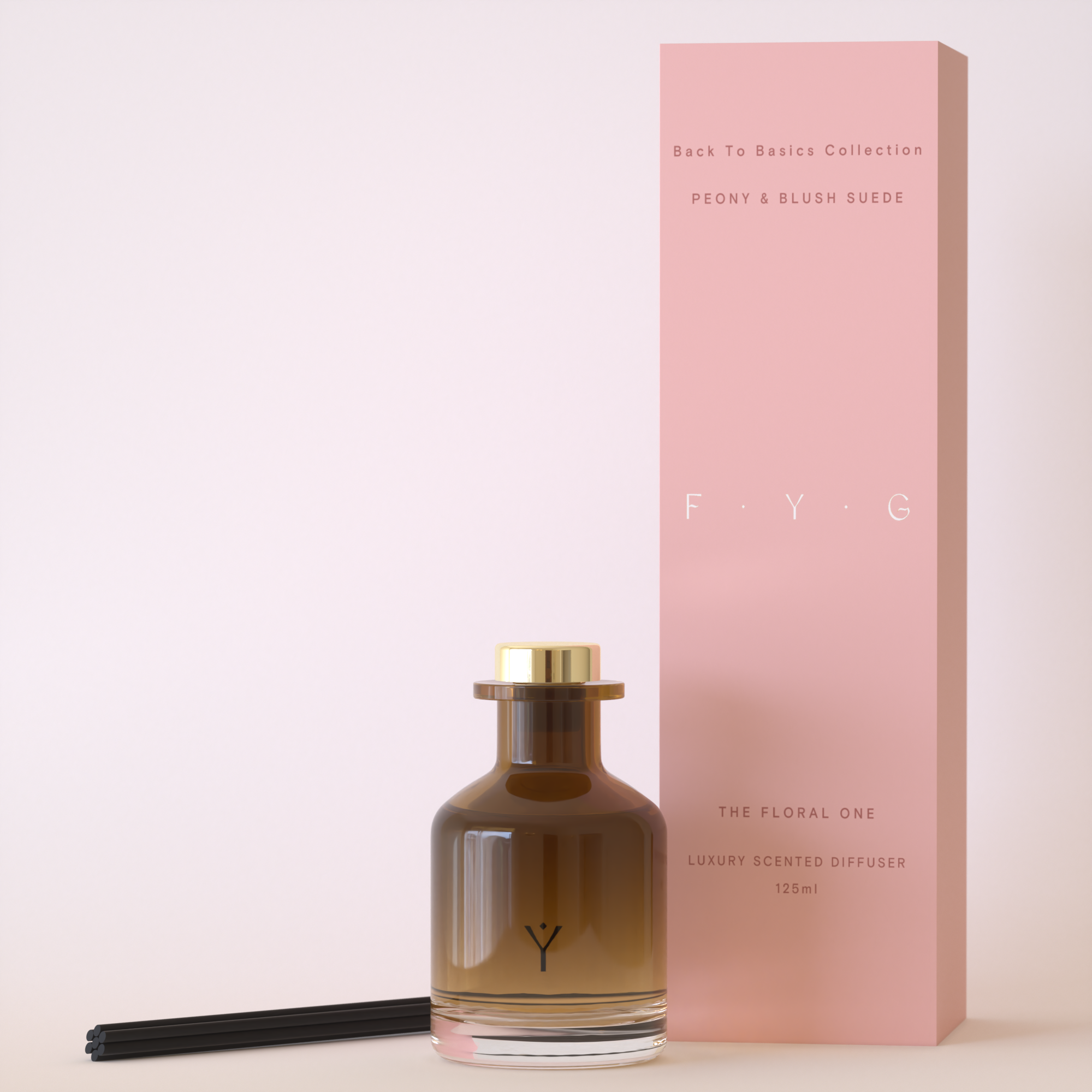Peony & Blush Suede Reed Diffuser
