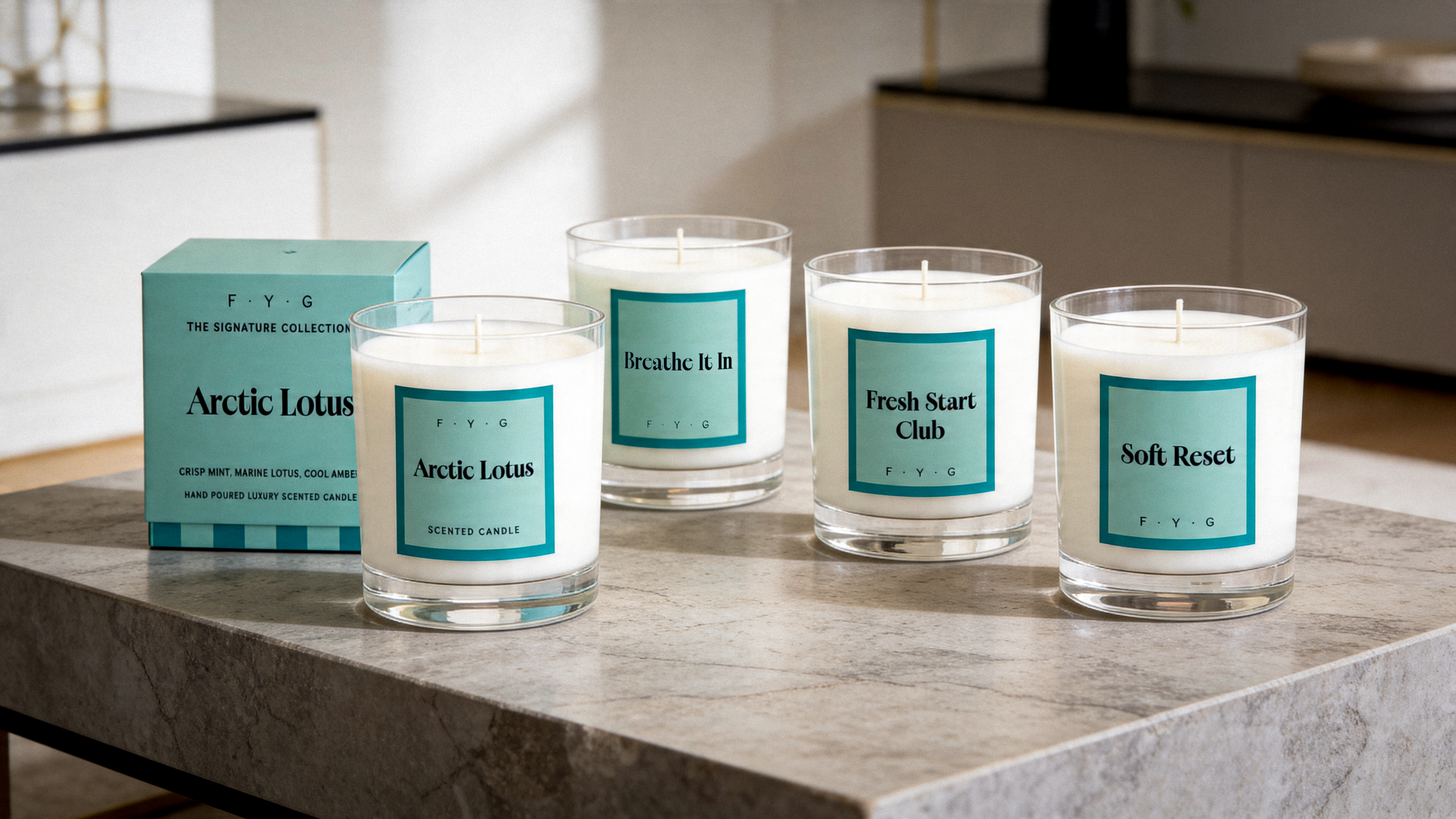 Arctic Lotus Candle