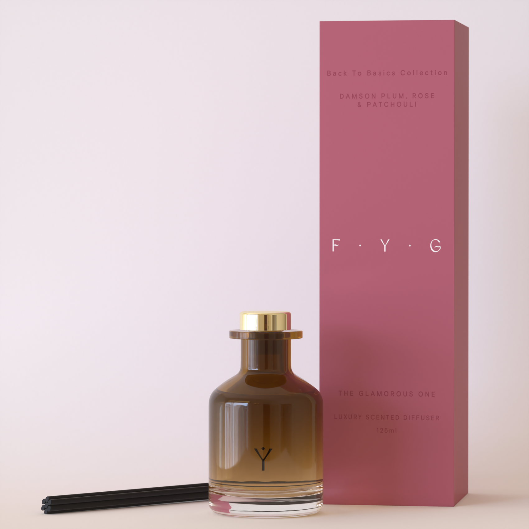 Damson Plum, Rose & Patchouli Reed Diffuser