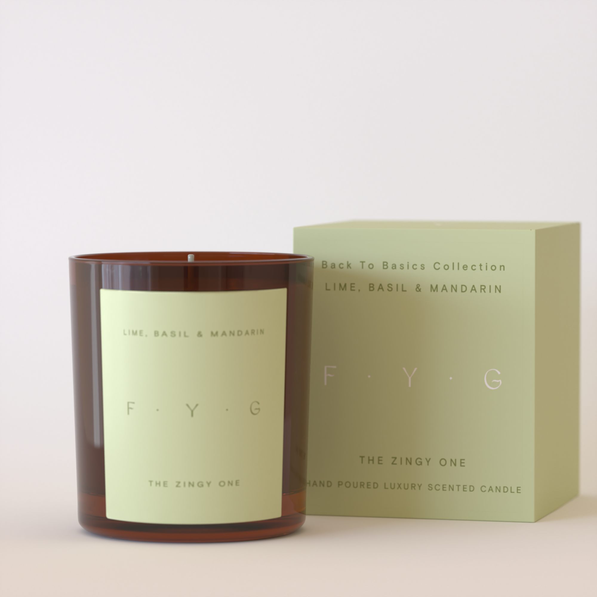 Lime, Basil & Mandarin Candle