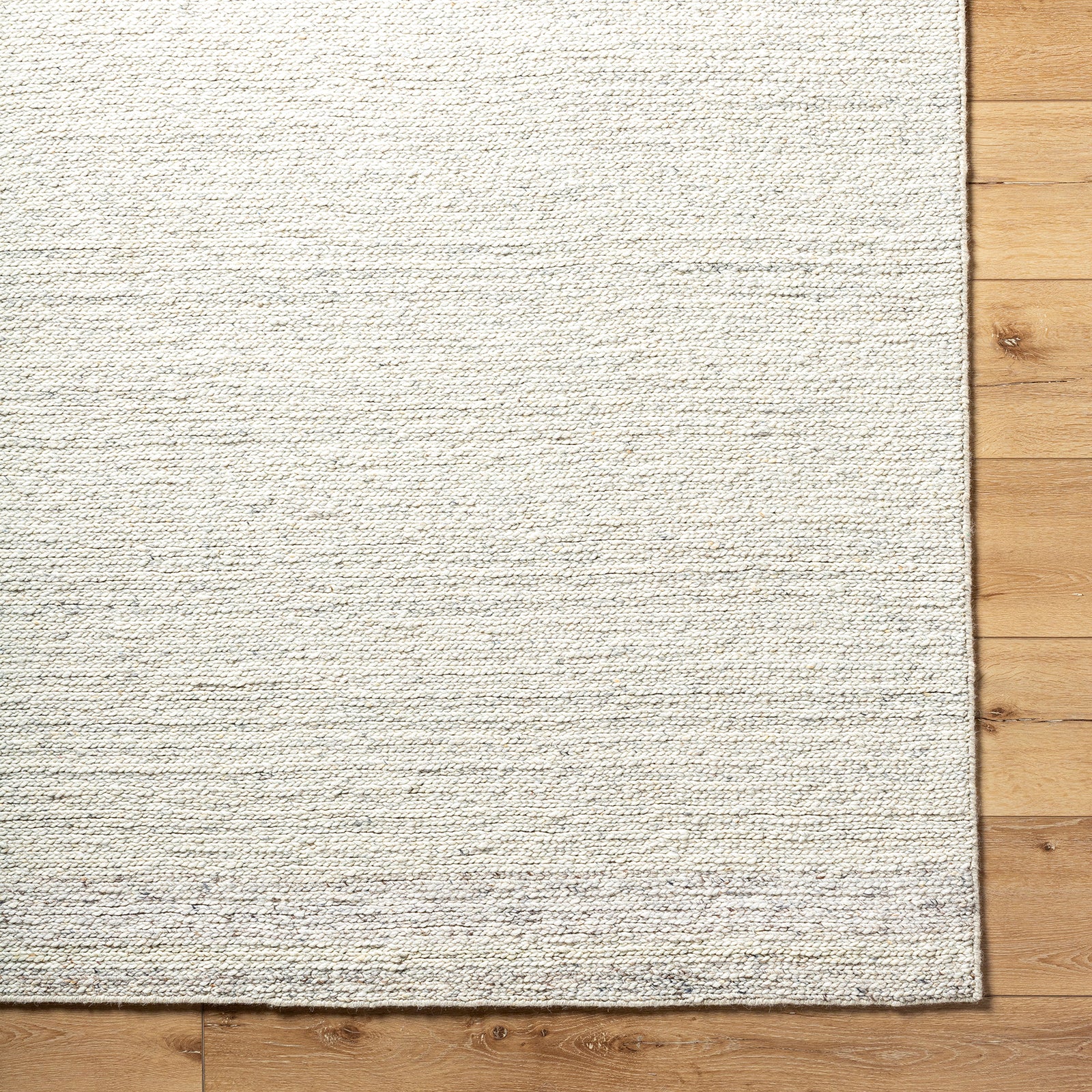 Derby Cottage Wool Cottage Grey & Ivory Rug 152x229cm - colour swatch