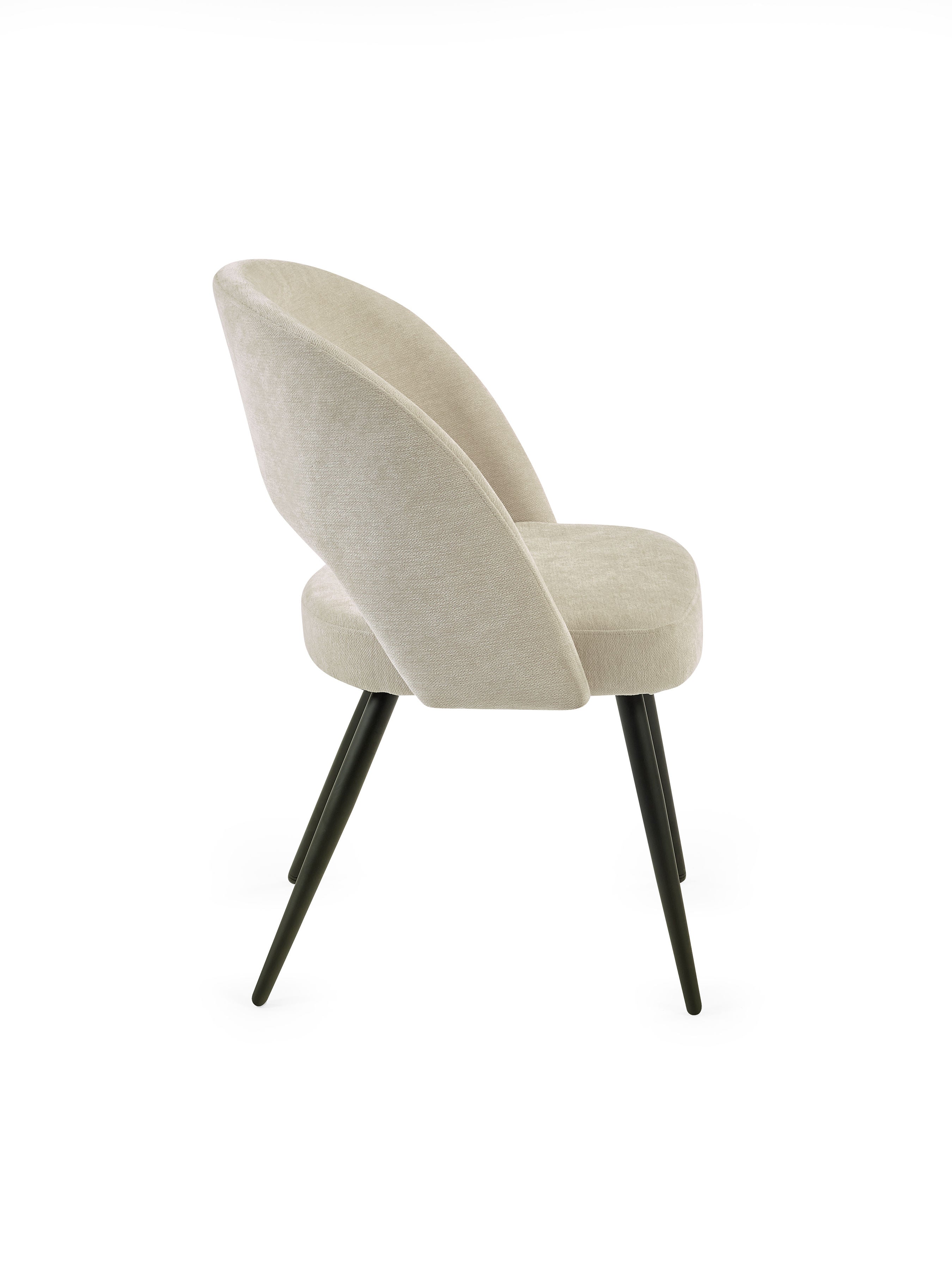 Set of 2 Incia Calico Cream Dining Chairs