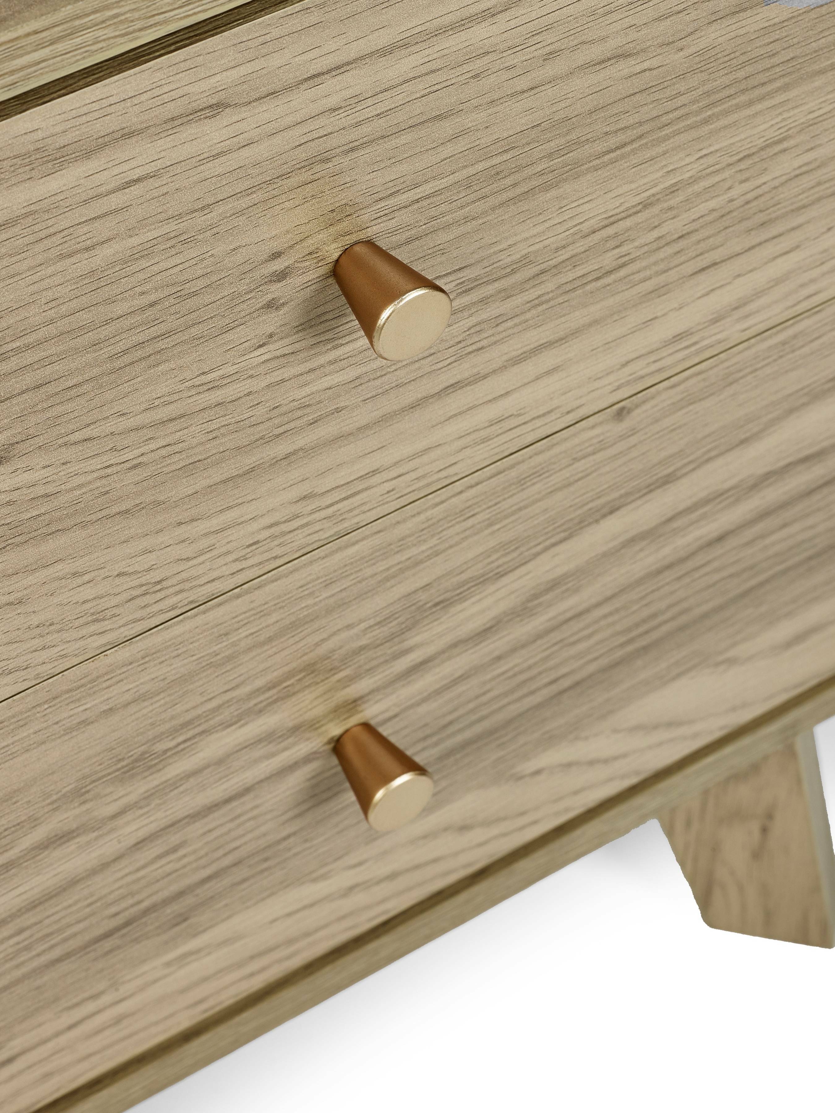 Boswell Oak Wood Chest of Drawers | 3 Drawers