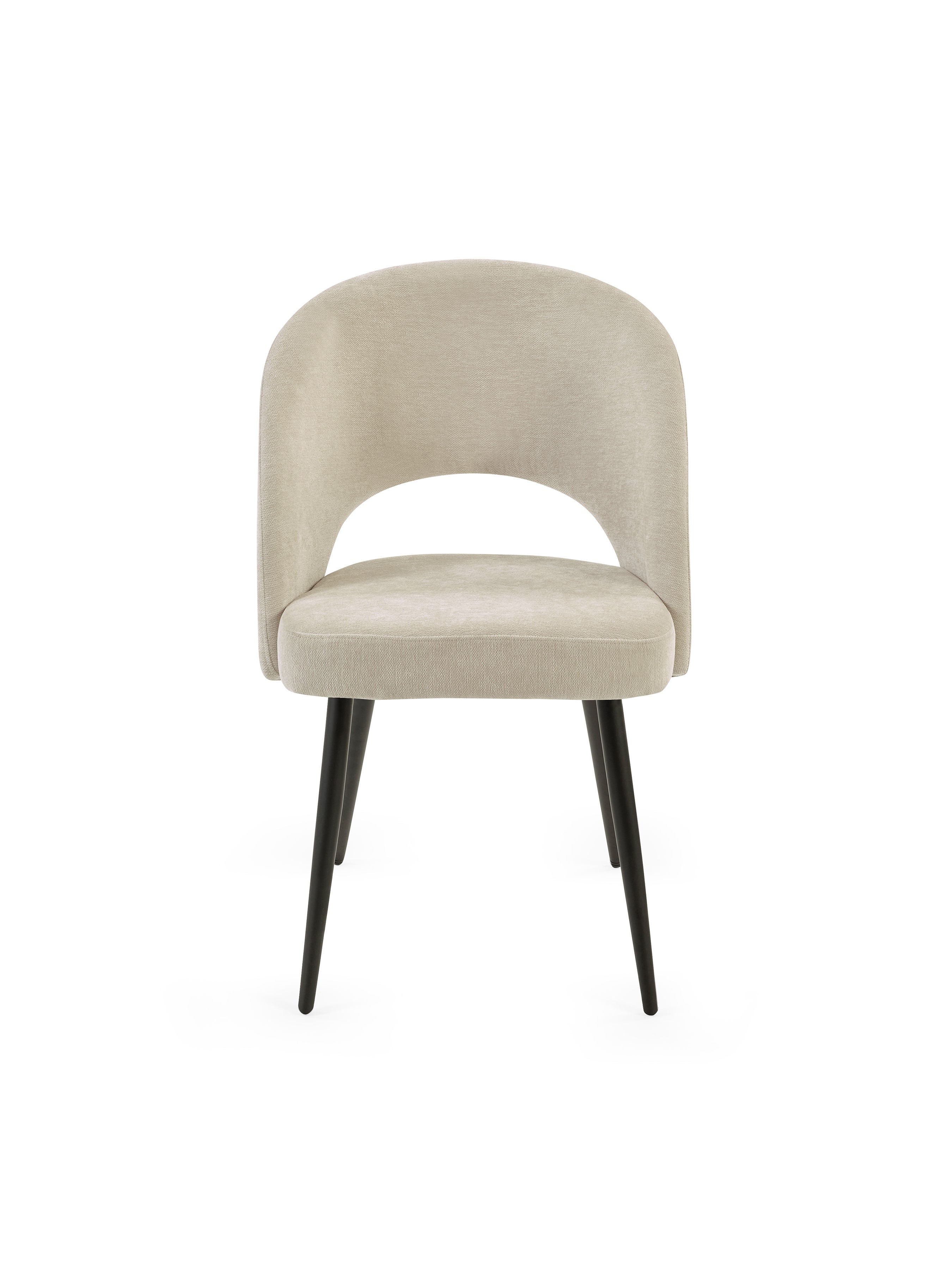 Set of 2 Incia Calico Cream Dining Chairs