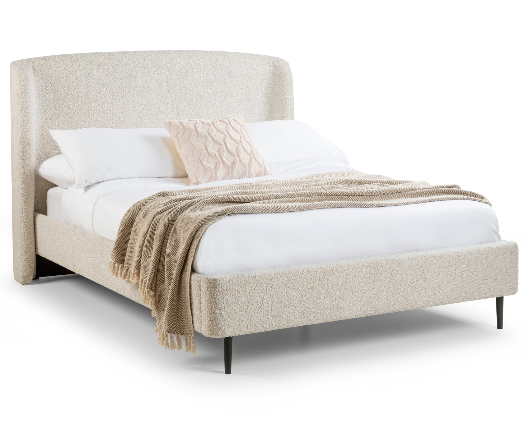 Torrington Ivory Boucle King Bed