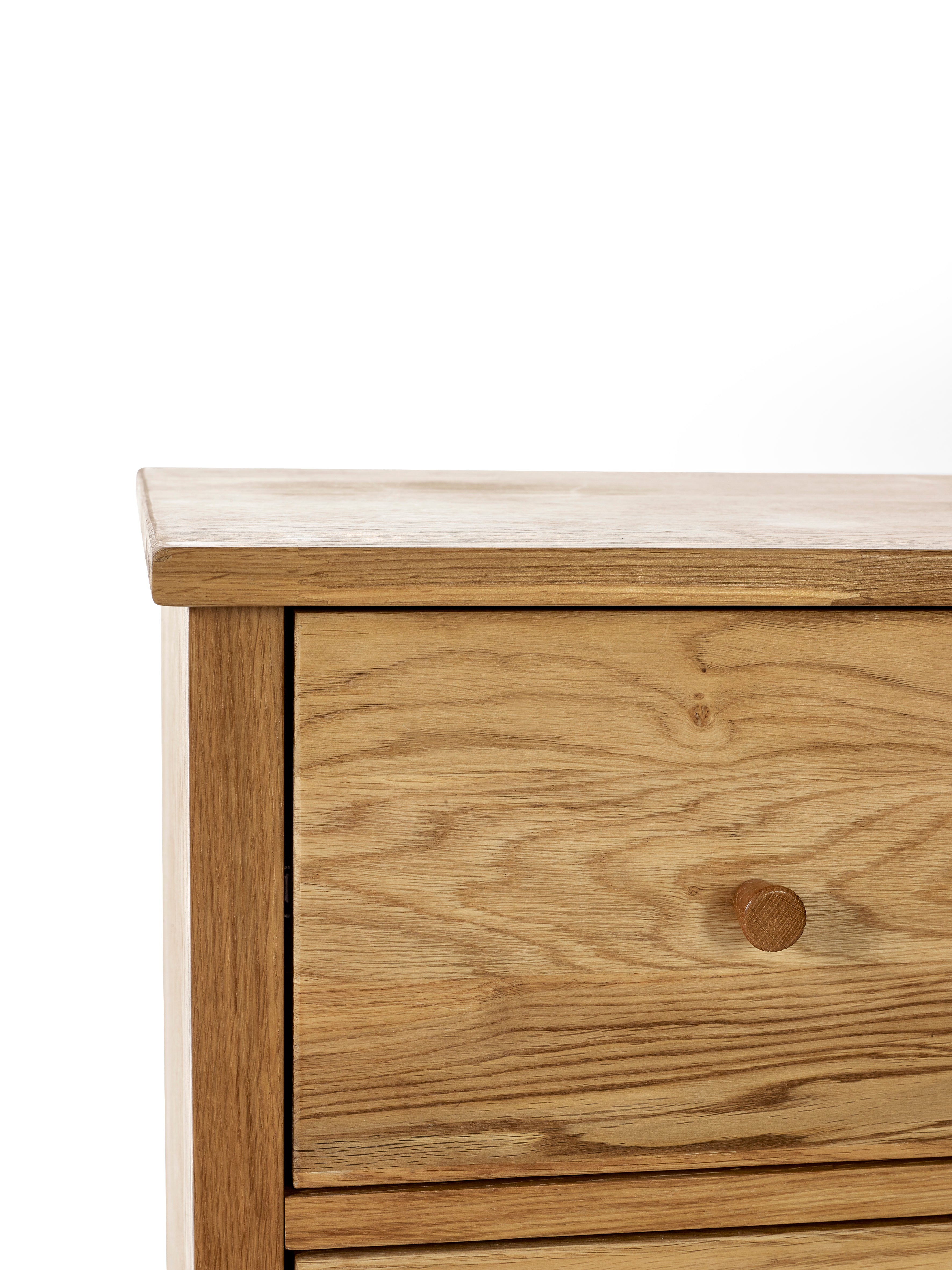 Osborne Solid Oak Wood Chest of Drawers | 3 Drawers