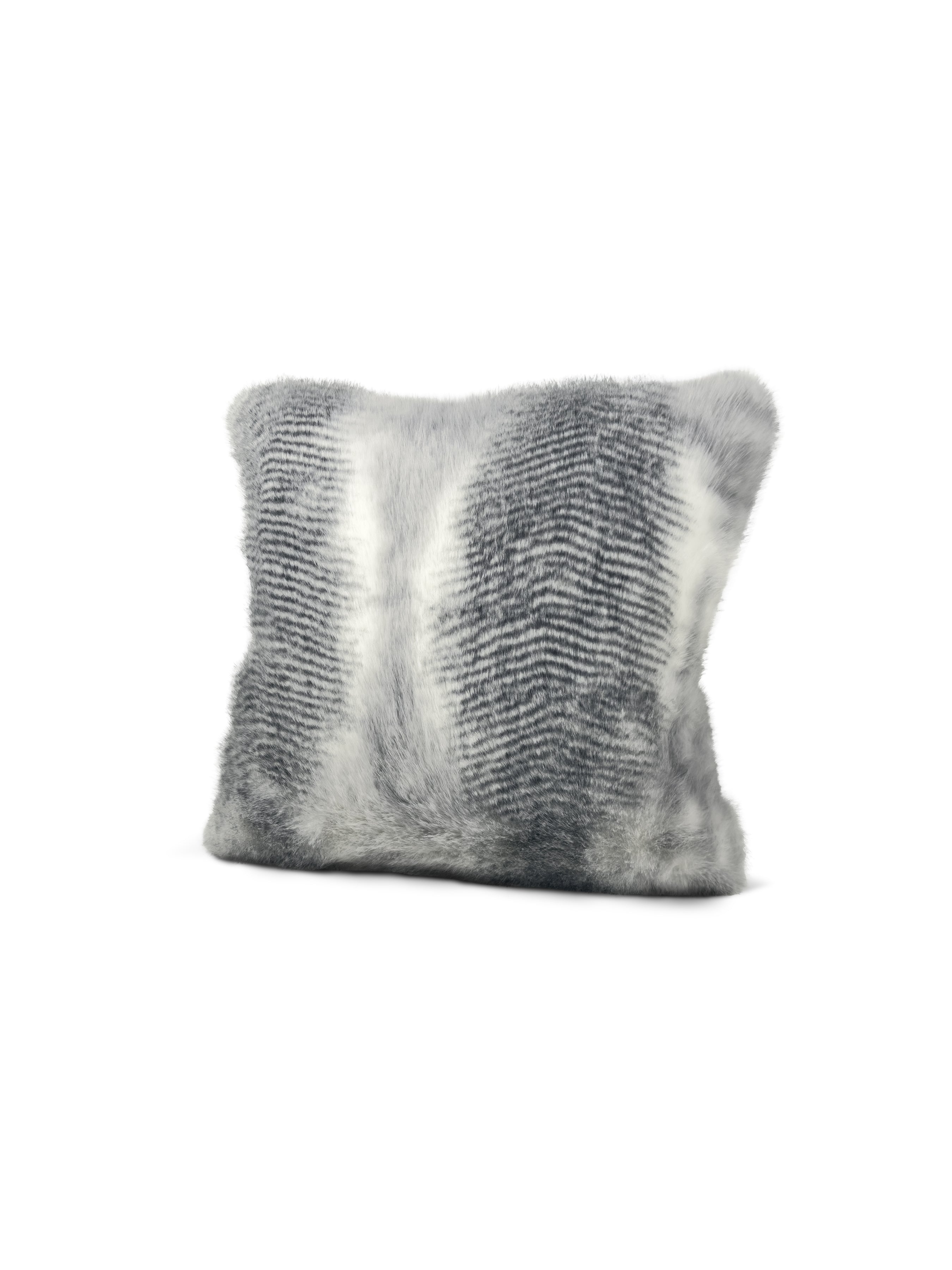 Set of 2 Extreme Lounging Fur Arctic Ice Cushions 45 x 45cm - individual cushion front view