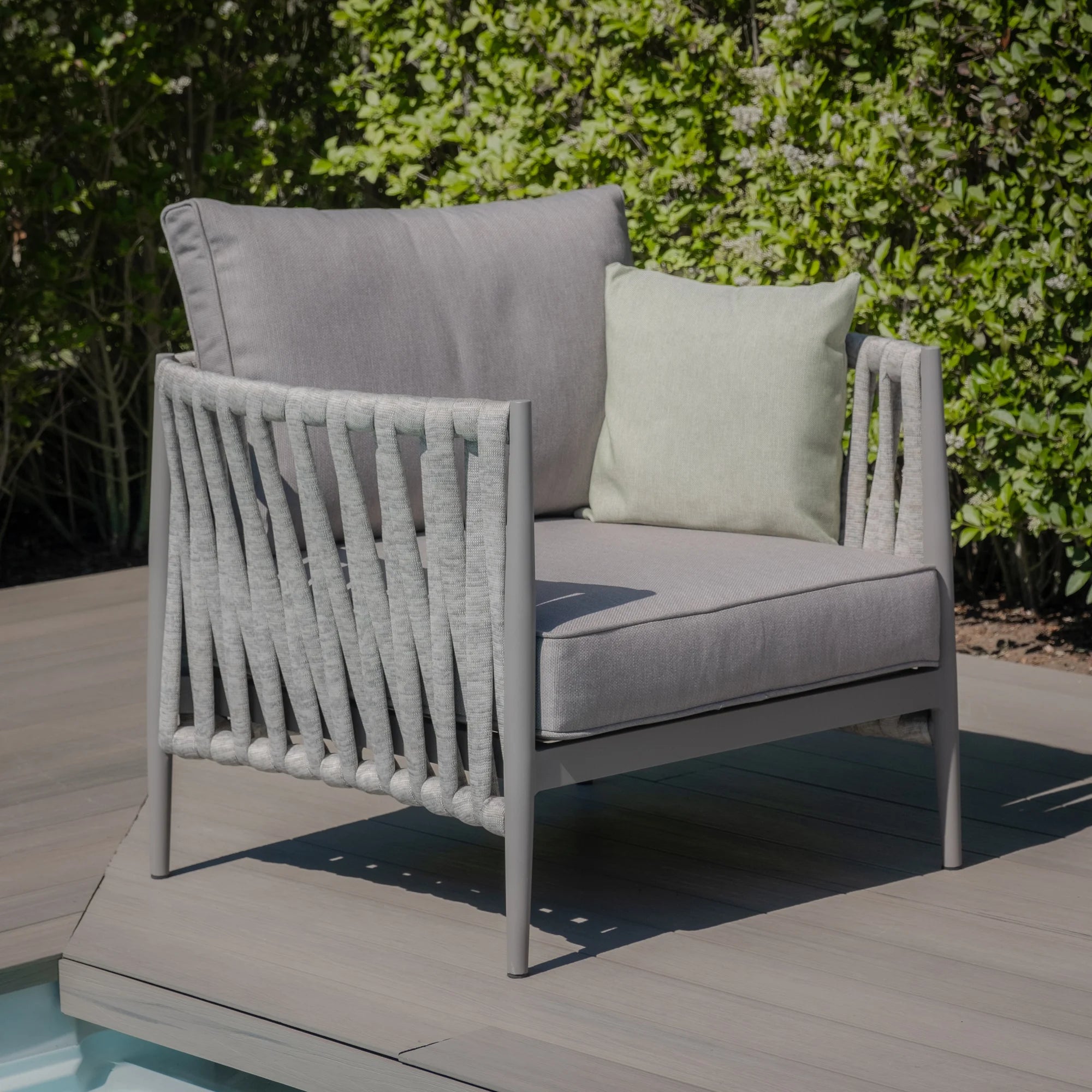 Milan Grey Cool Linen Sofa Set | 4 Seater