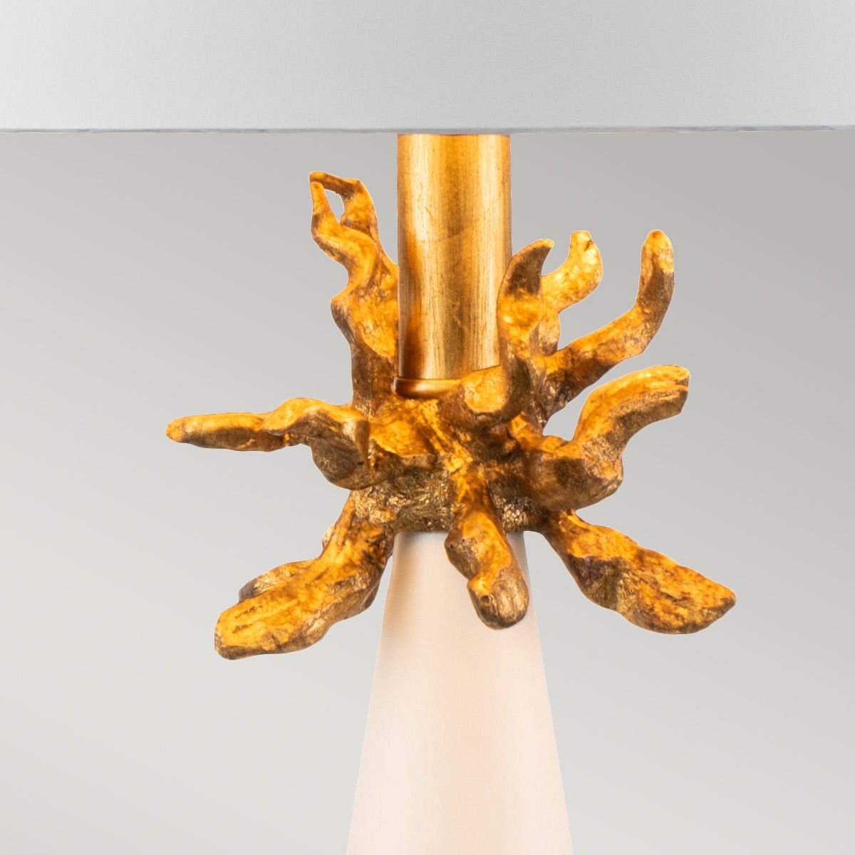 Neo Table Lamp - White & Gold
