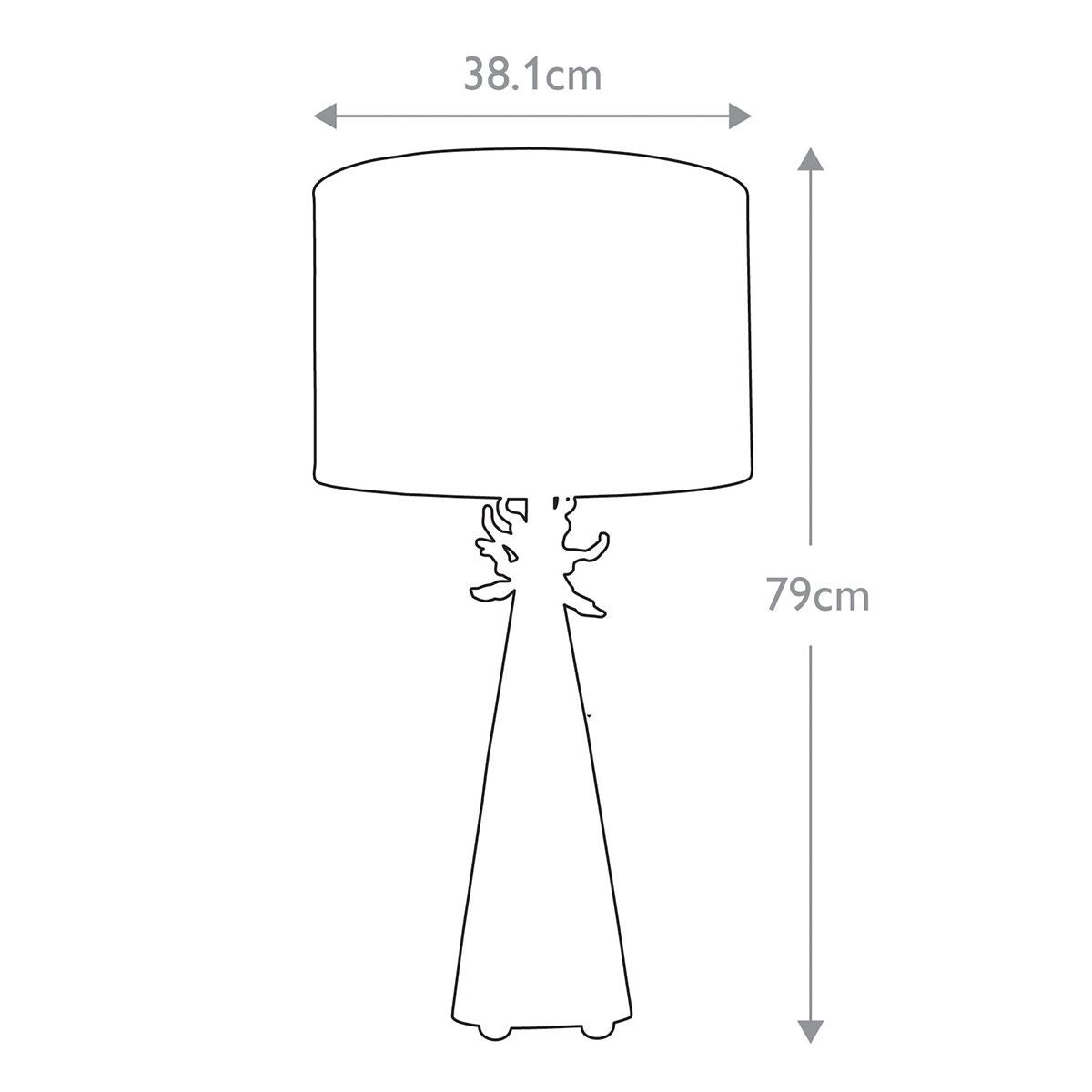 Neo Table Lamp - White & Gold