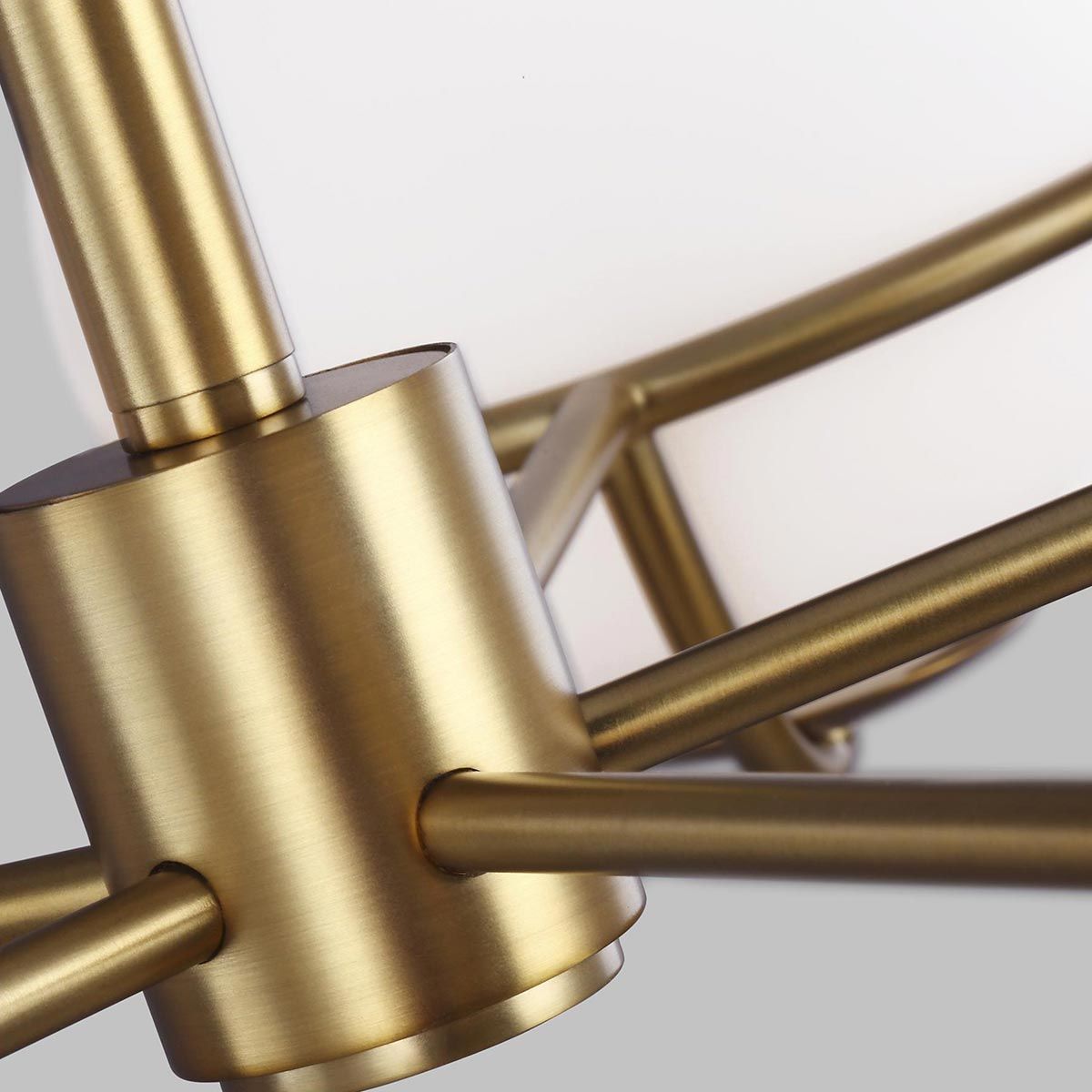 Venus 5 Light Chandelier - Brass