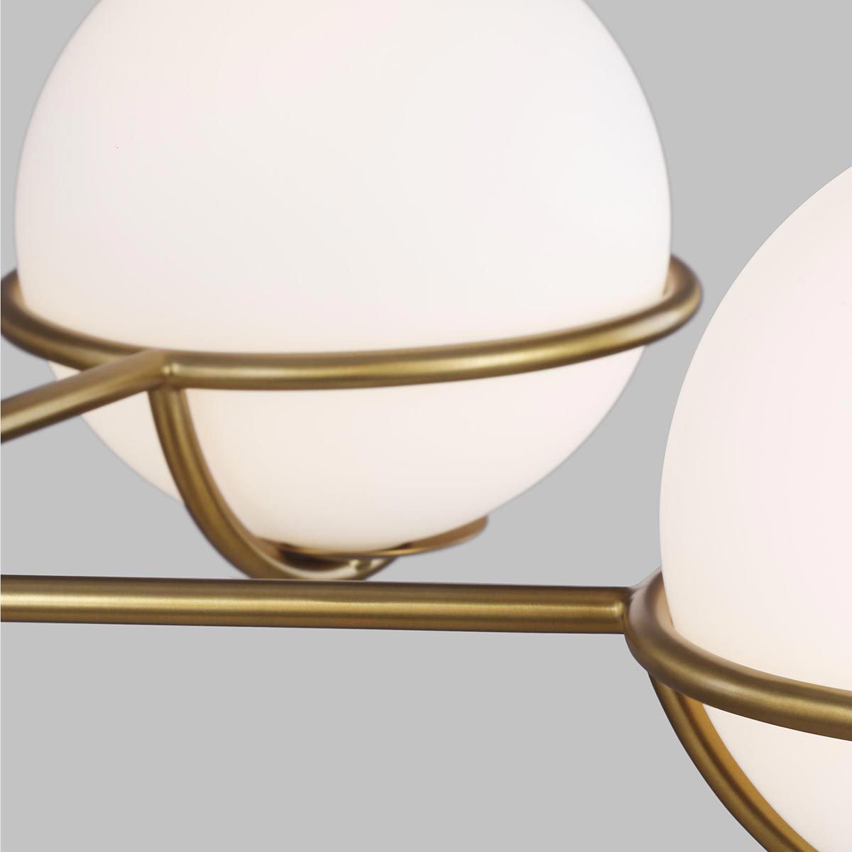 Venus 5 Light Chandelier - Brass
