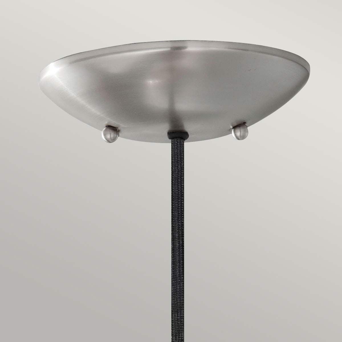 Ashby Single Medium Pendant Light - Brushed Steel