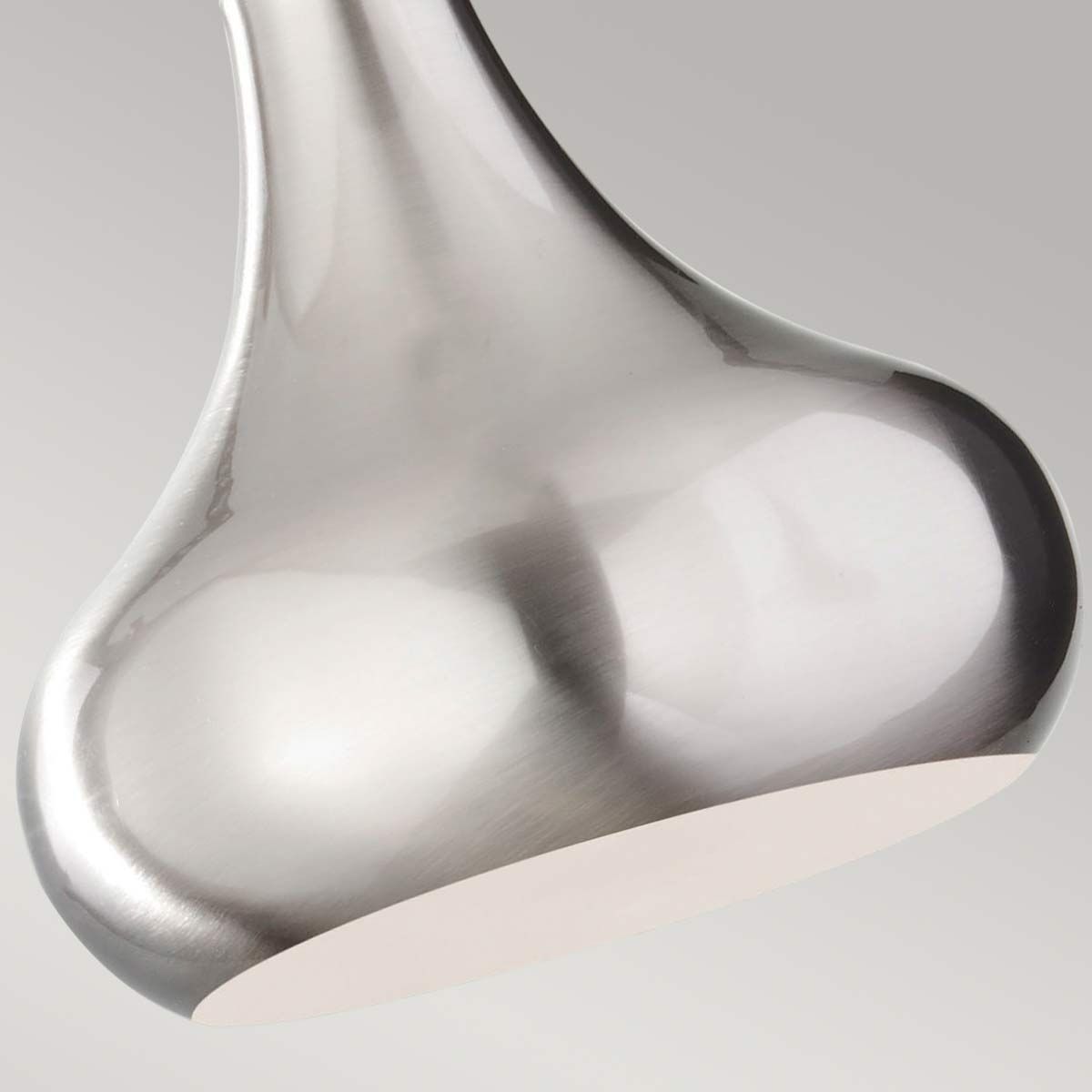 Ashby Single Mini Pendant Light - Brushed Steel