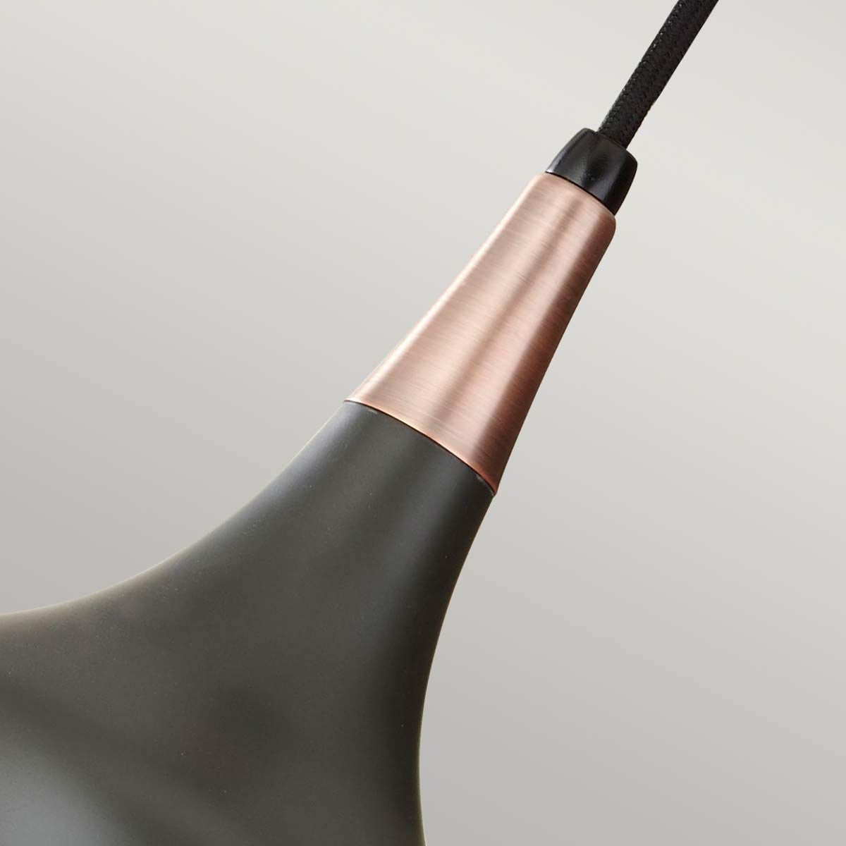Ashby Single Mini Pendant Light - Bronze