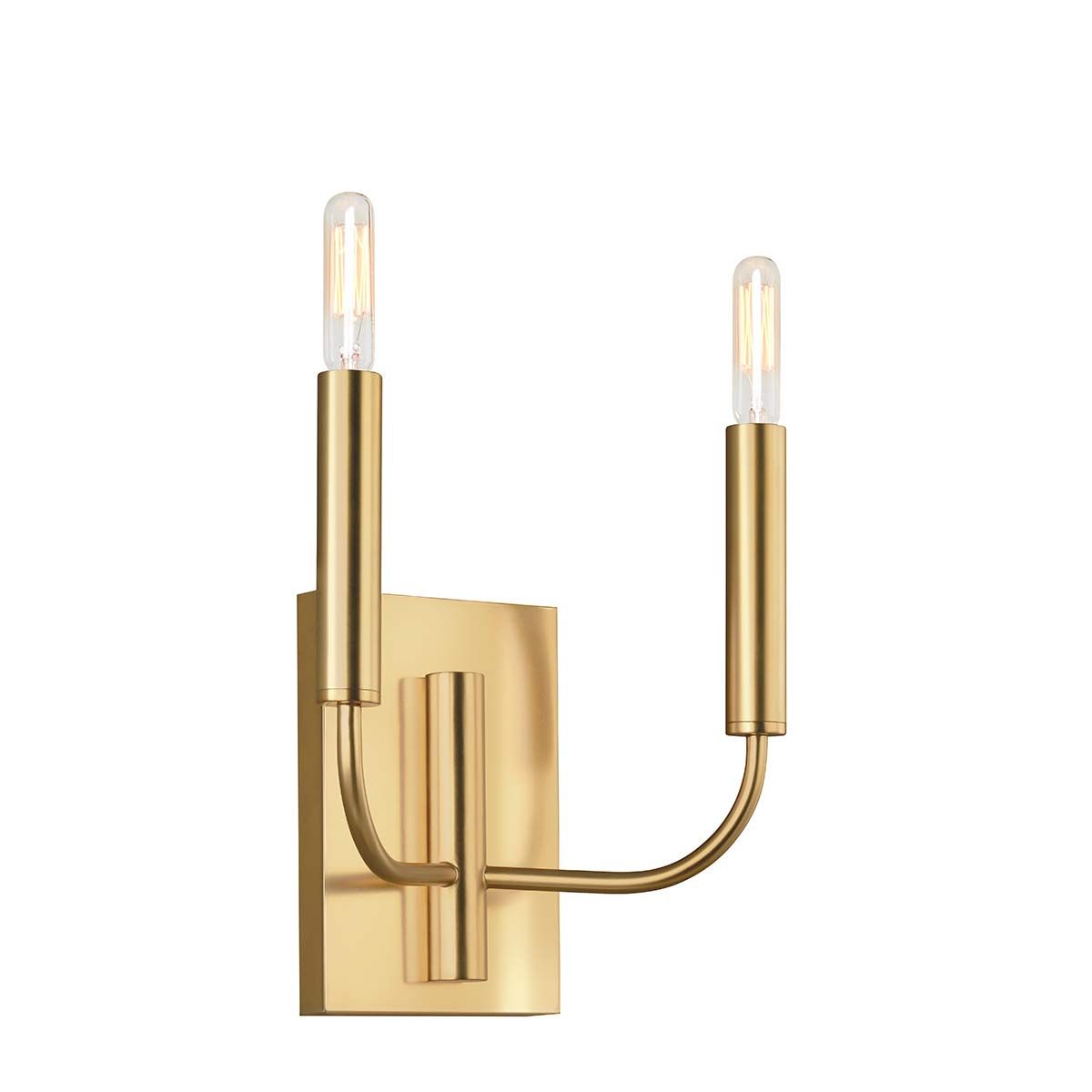 Mistro Double Wall Light - Brass