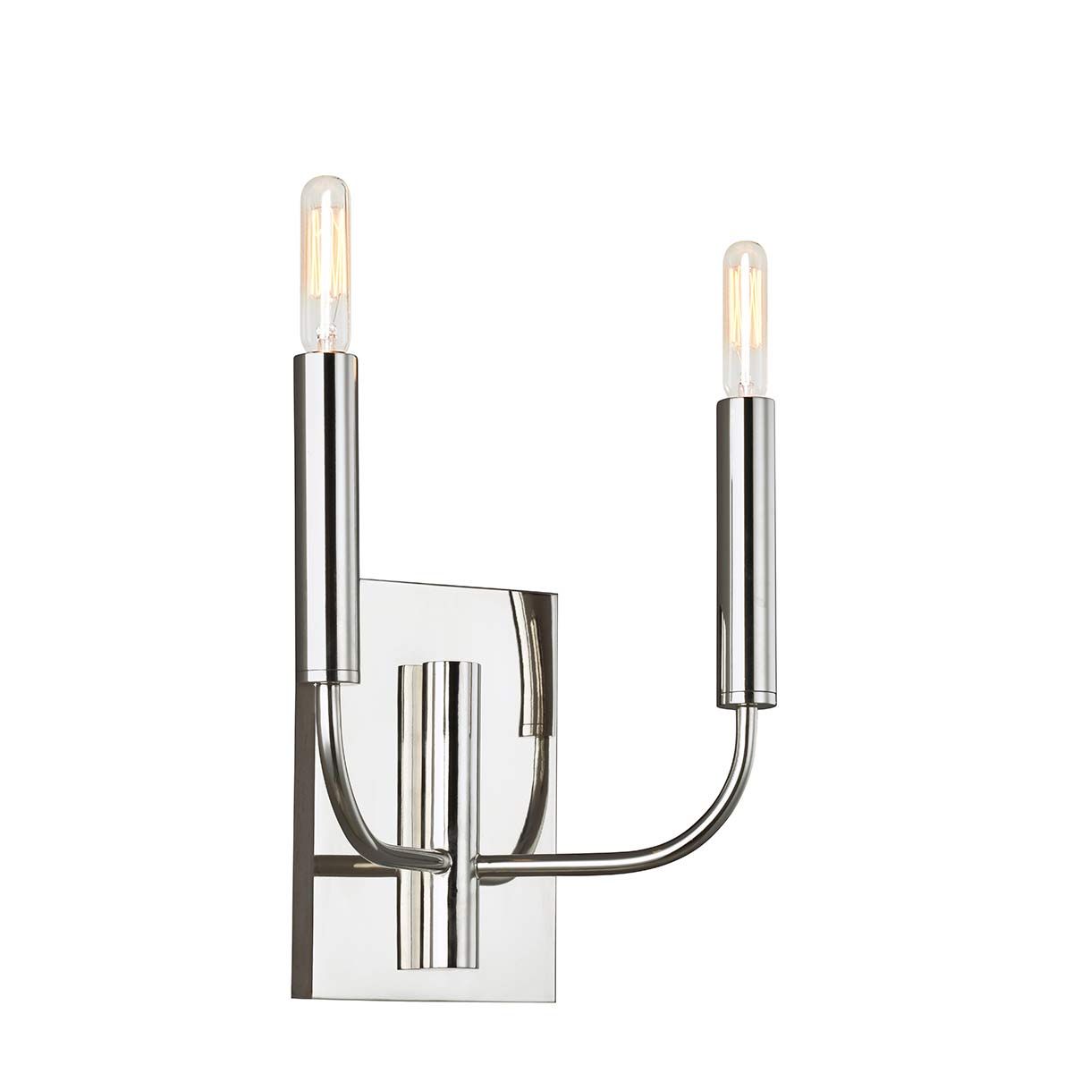 Mistro Double Wall Light - Nickel