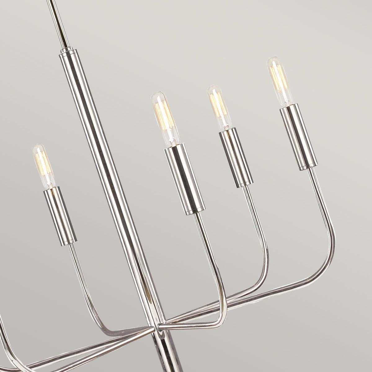 Mistro 6 Light Chandelier - Nickel