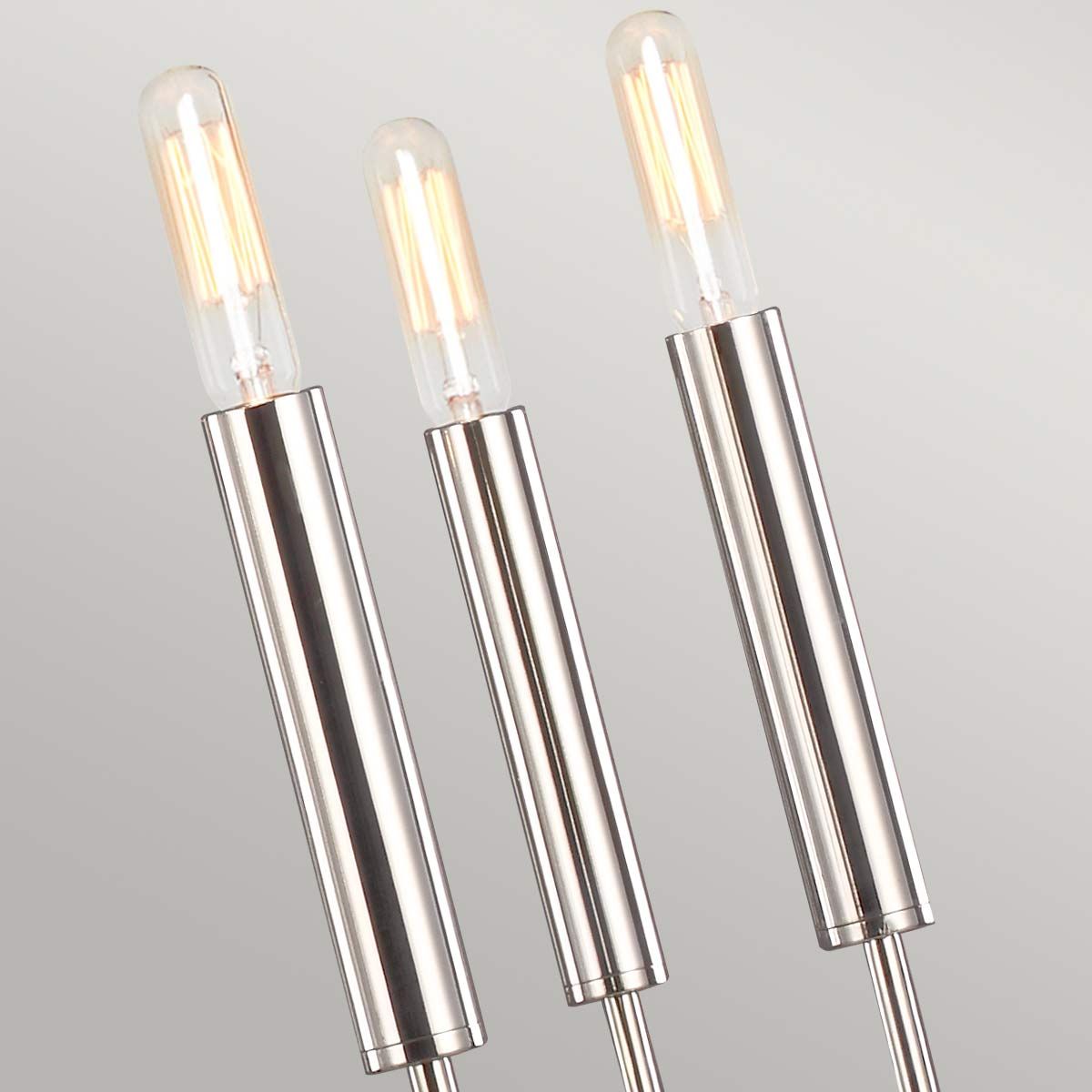Mistro 9 Light Chandelier - Nickel