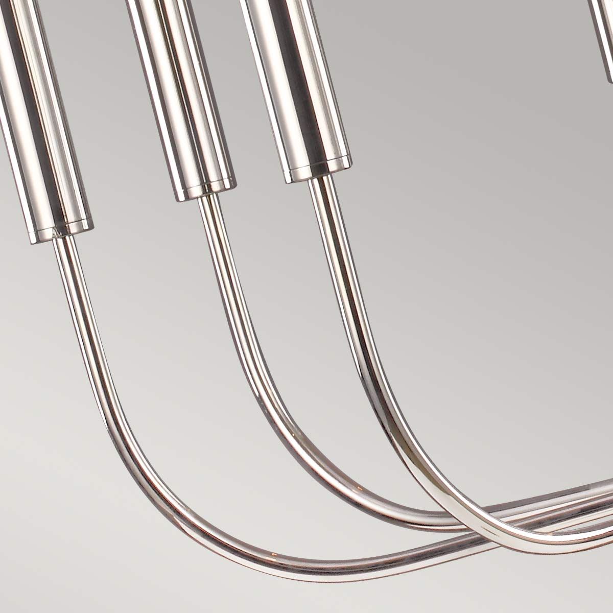 Mistro 9 Light Chandelier - Nickel