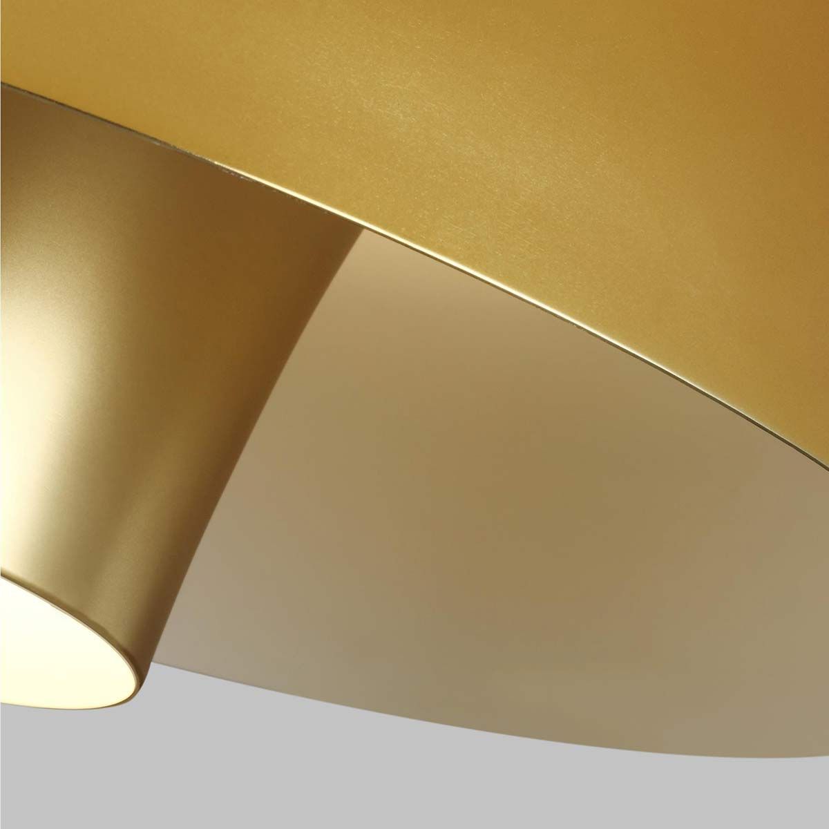 Ollie Single Pendant Light - Brass