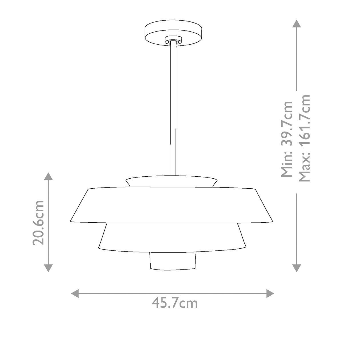 Ollie Single Pendant Light - Brass