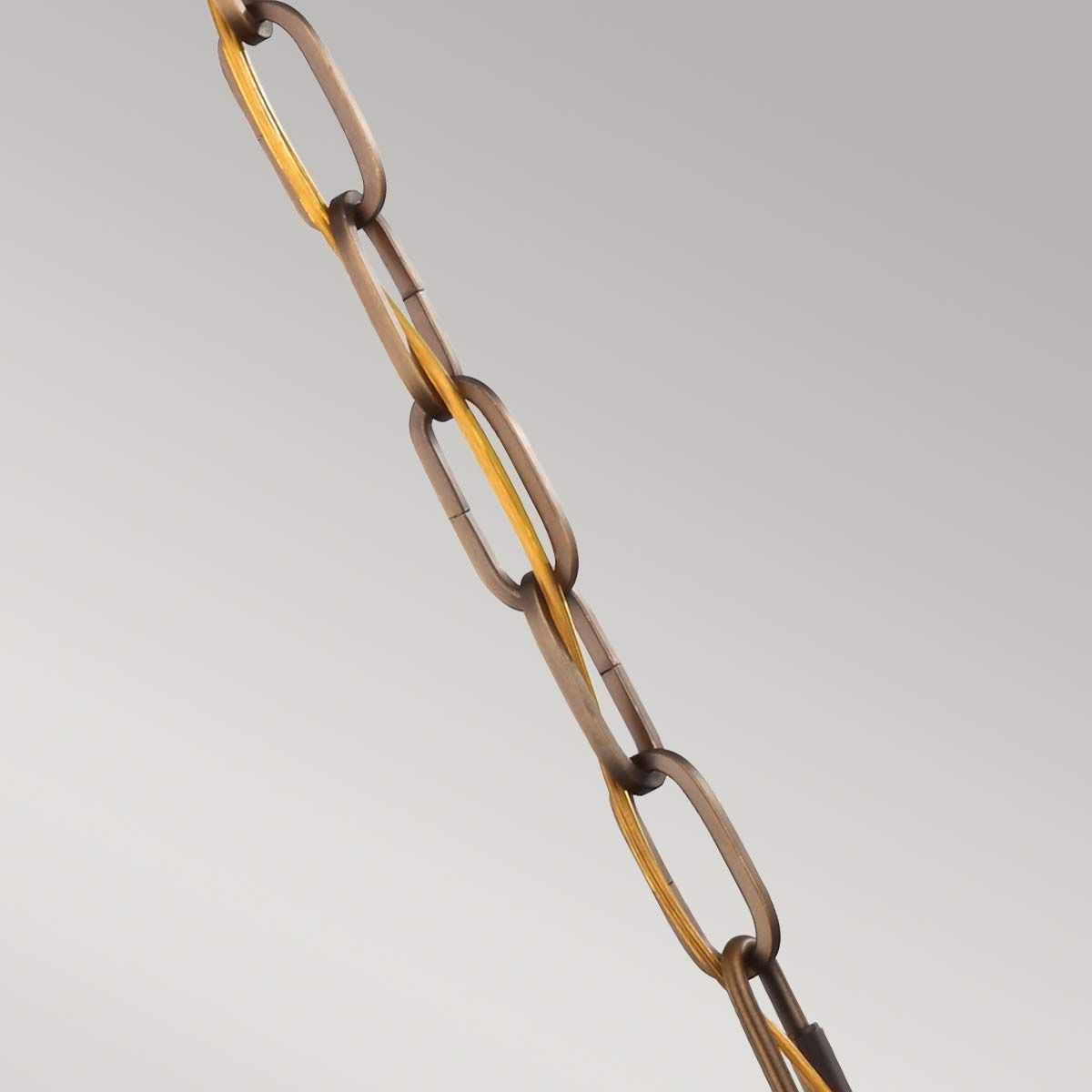 Florentine Single Mini Pendant Light - Black & Brass