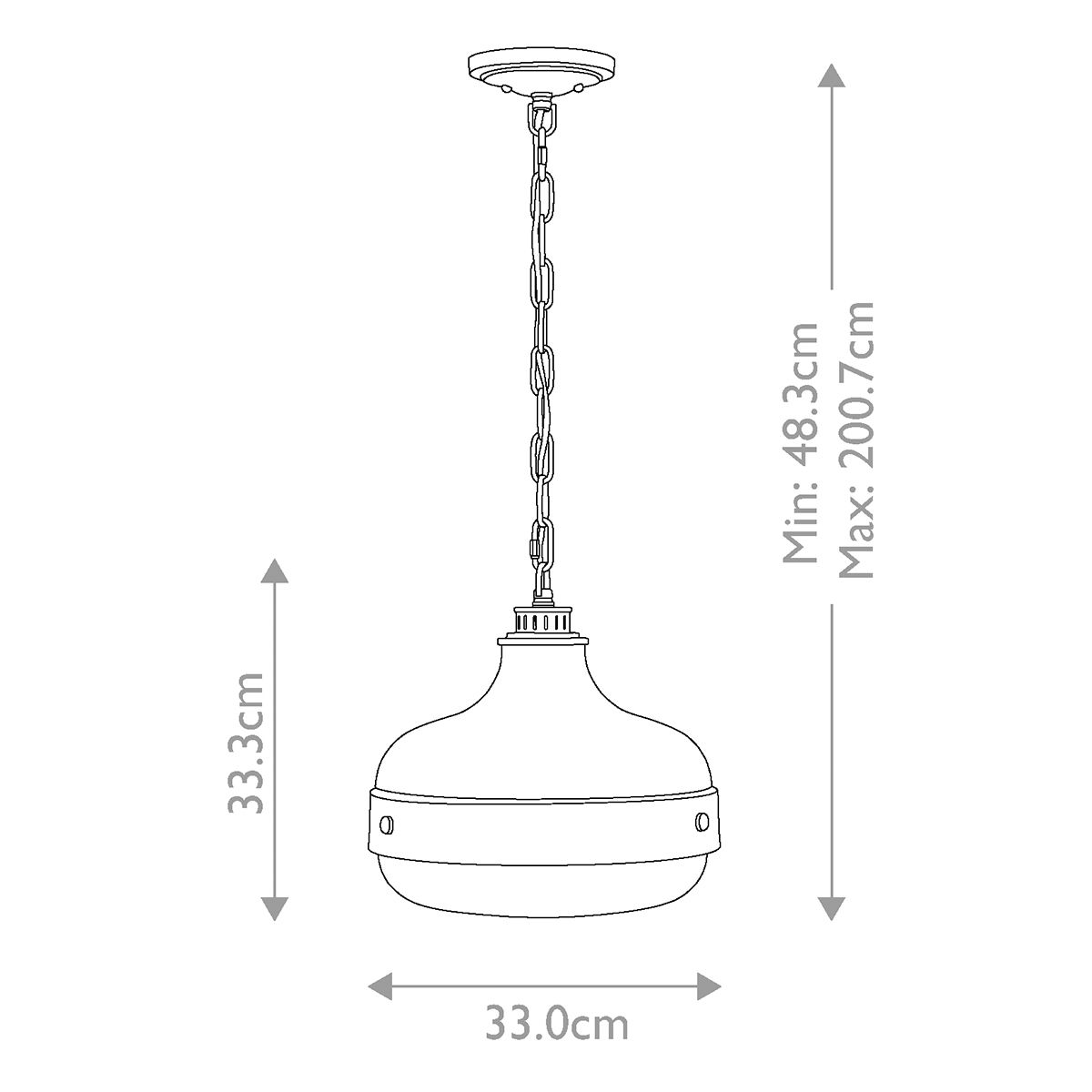 Florentine Double Pendant Light - Black & Brass