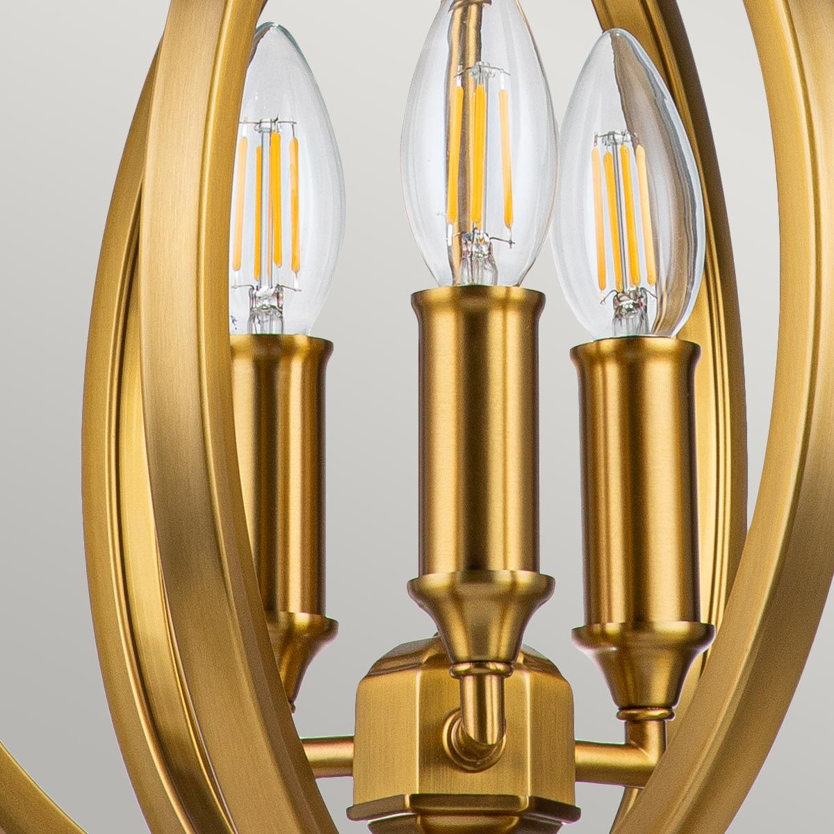 Anderson Triple Small Pendant Light - Brass