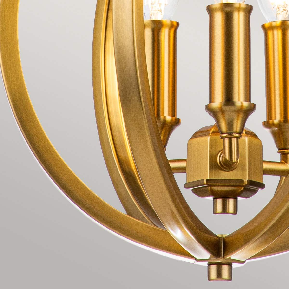 Anderson Triple Small Pendant Light - Brass