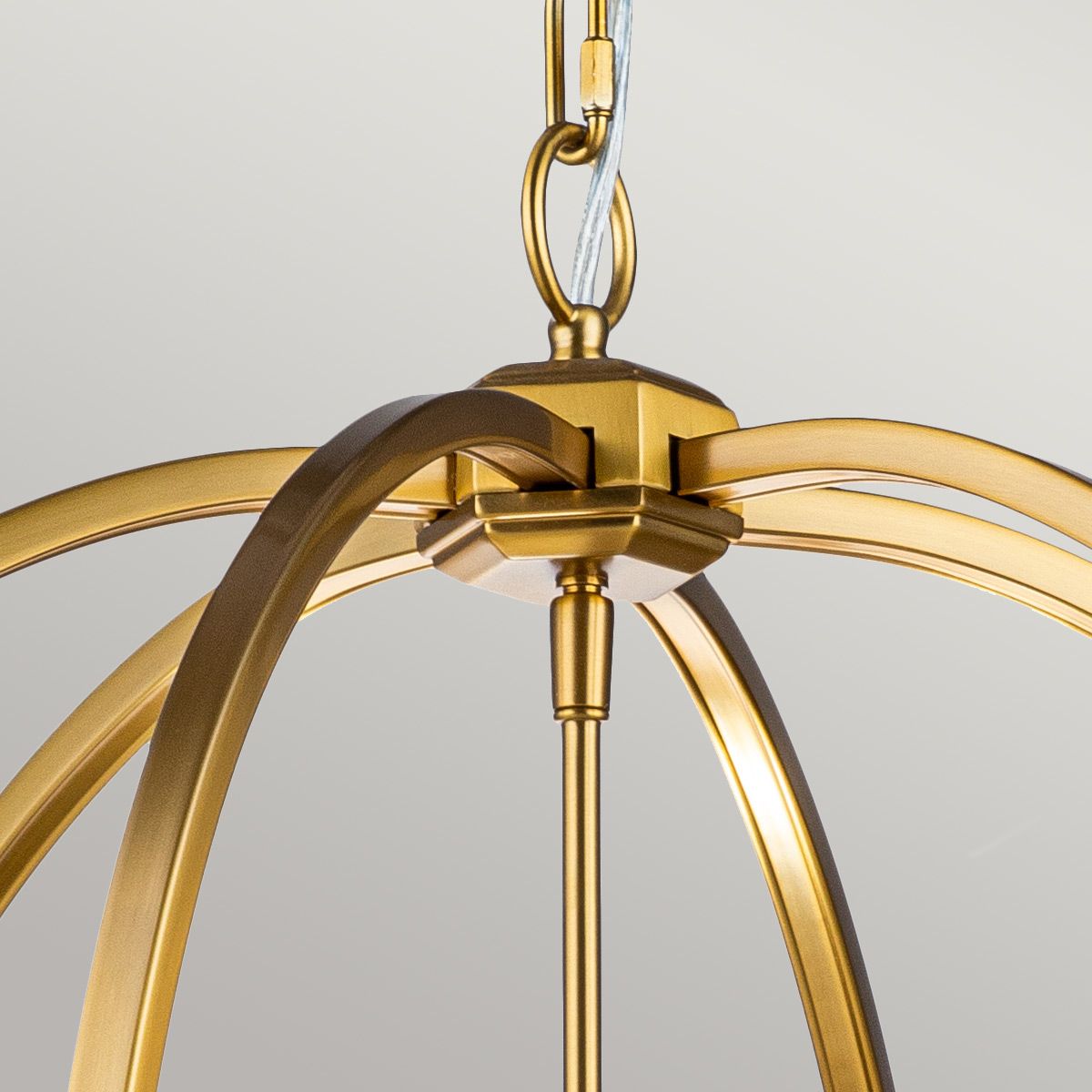 Anderson 6 Light Pendant Light - Brass