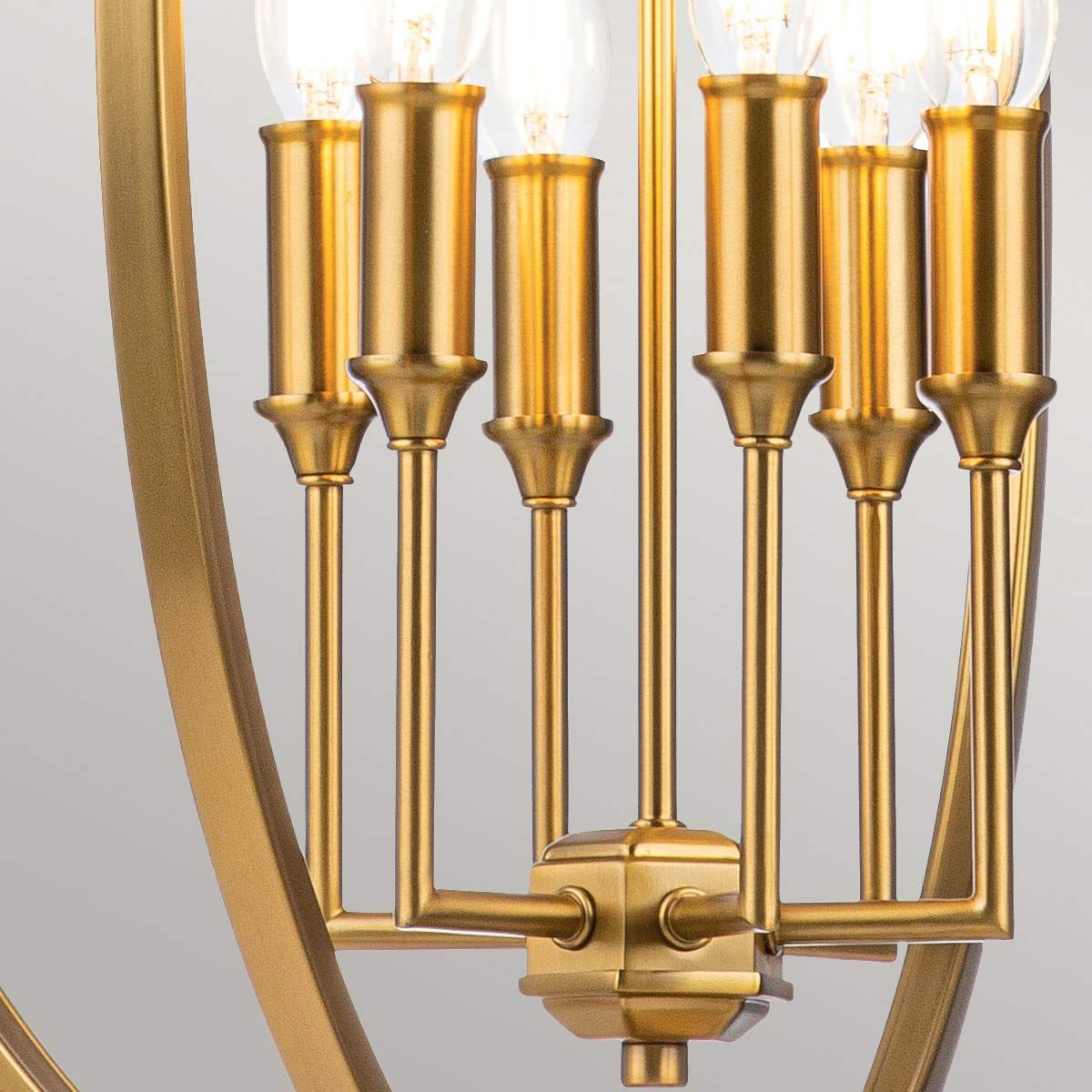 Anderson 6 Light Pendant Light - Brass