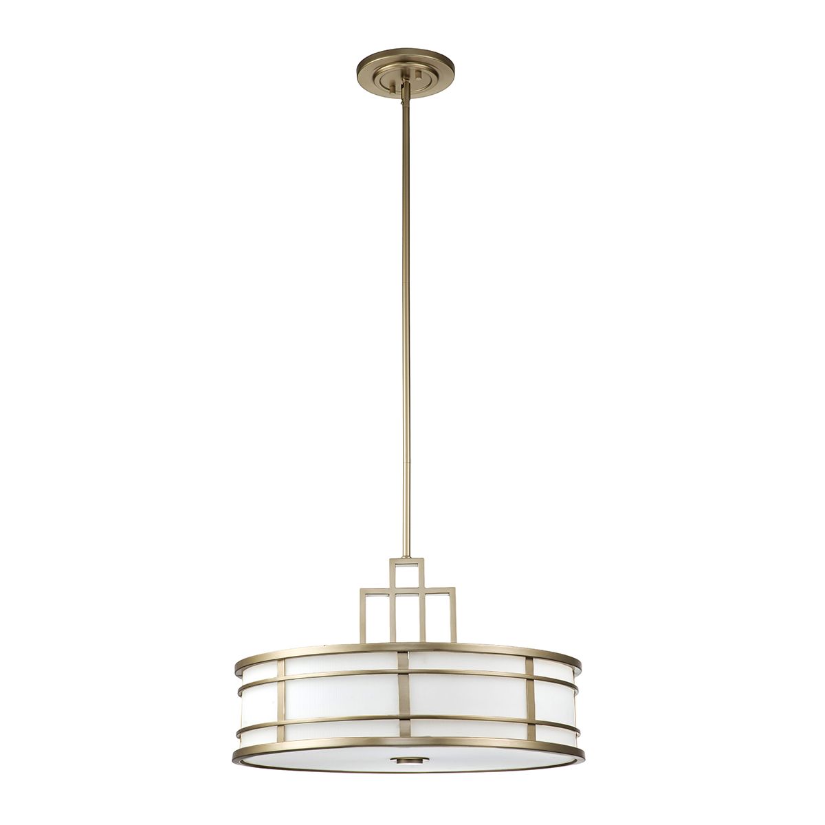 Fusion 3lt Large Pendant Light - Brass