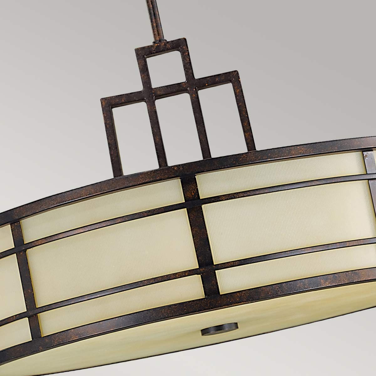 Fusion Triple Pendant Light - Bronze