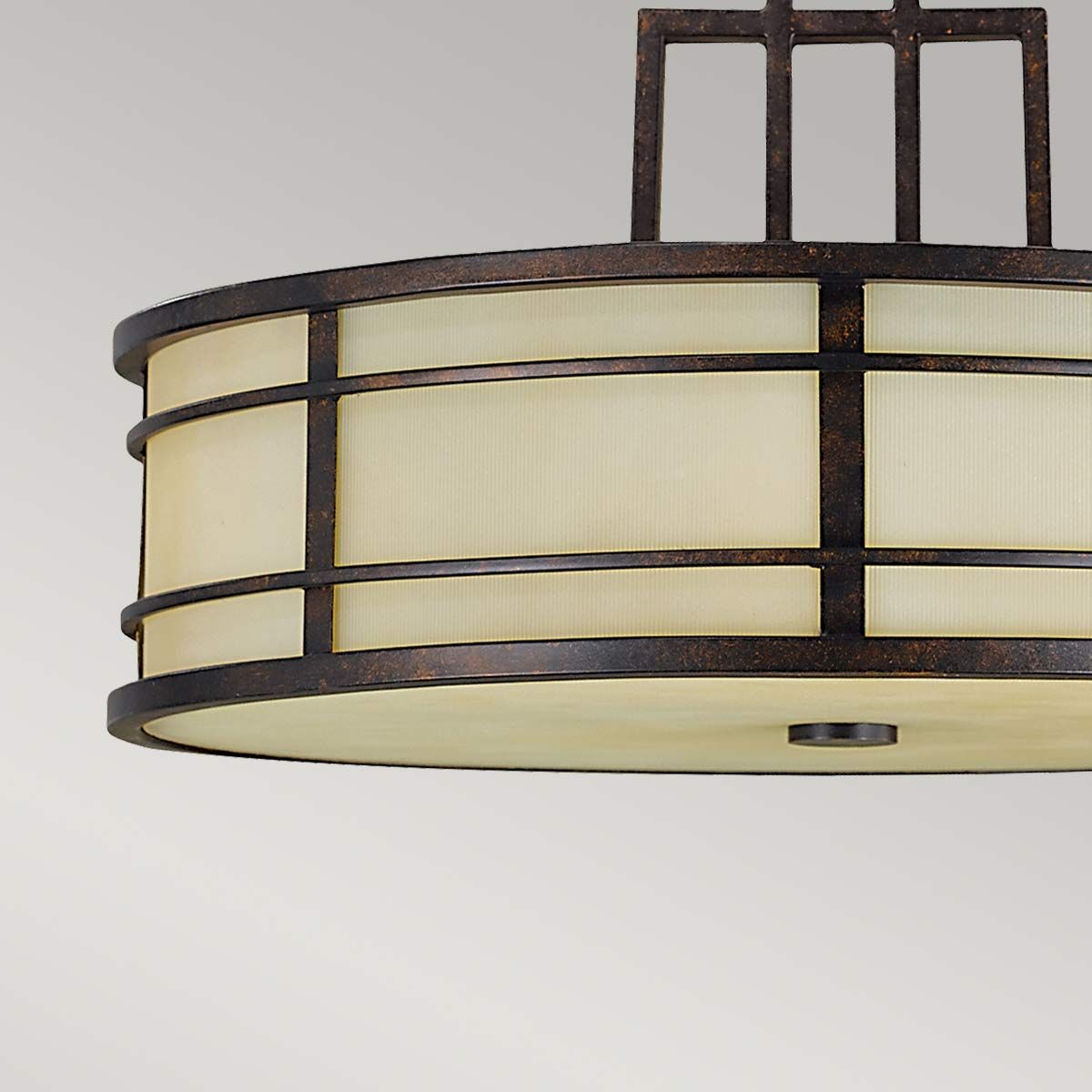 Fusion Triple Pendant Light - Bronze