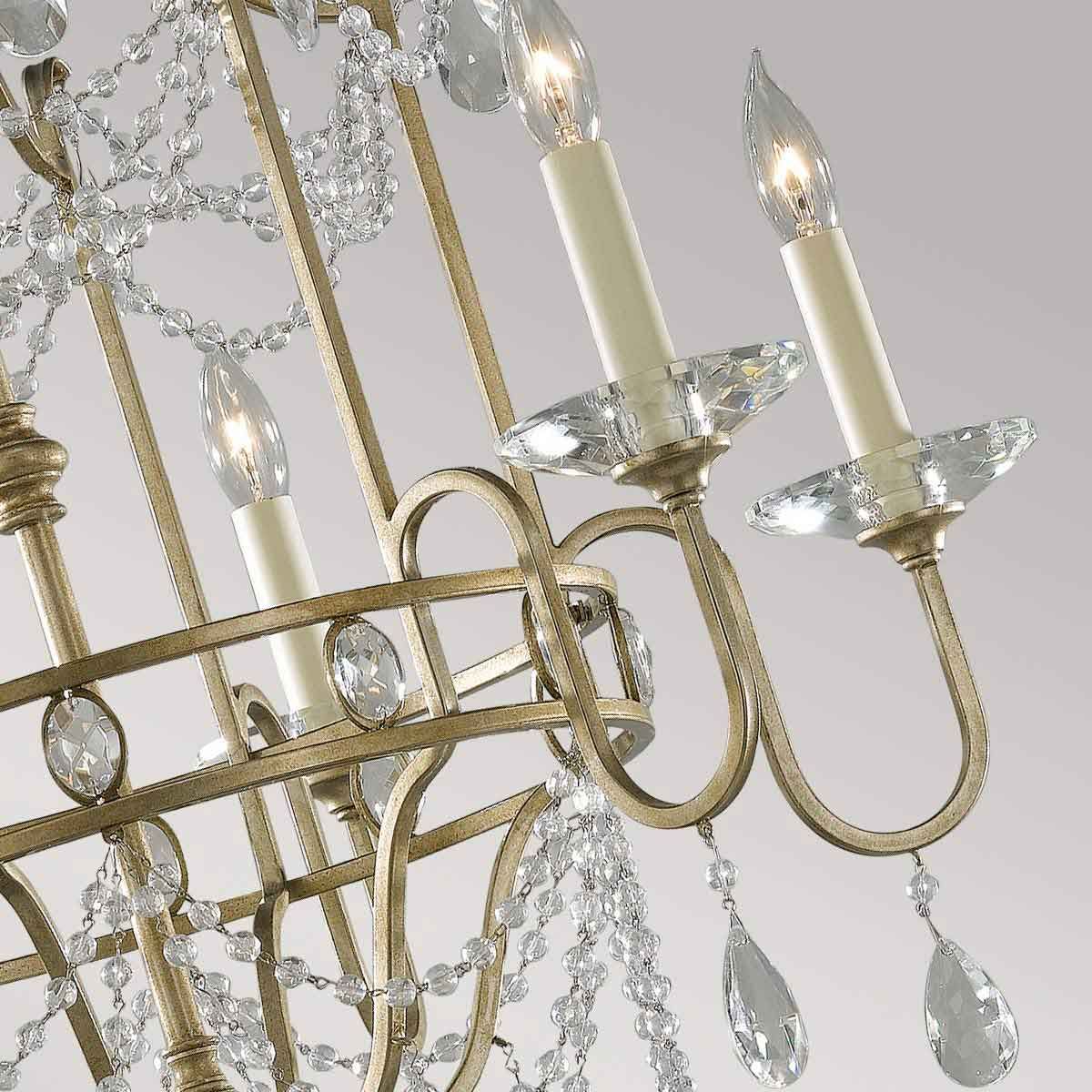 Maximus 6 Light Chandelier - Silver