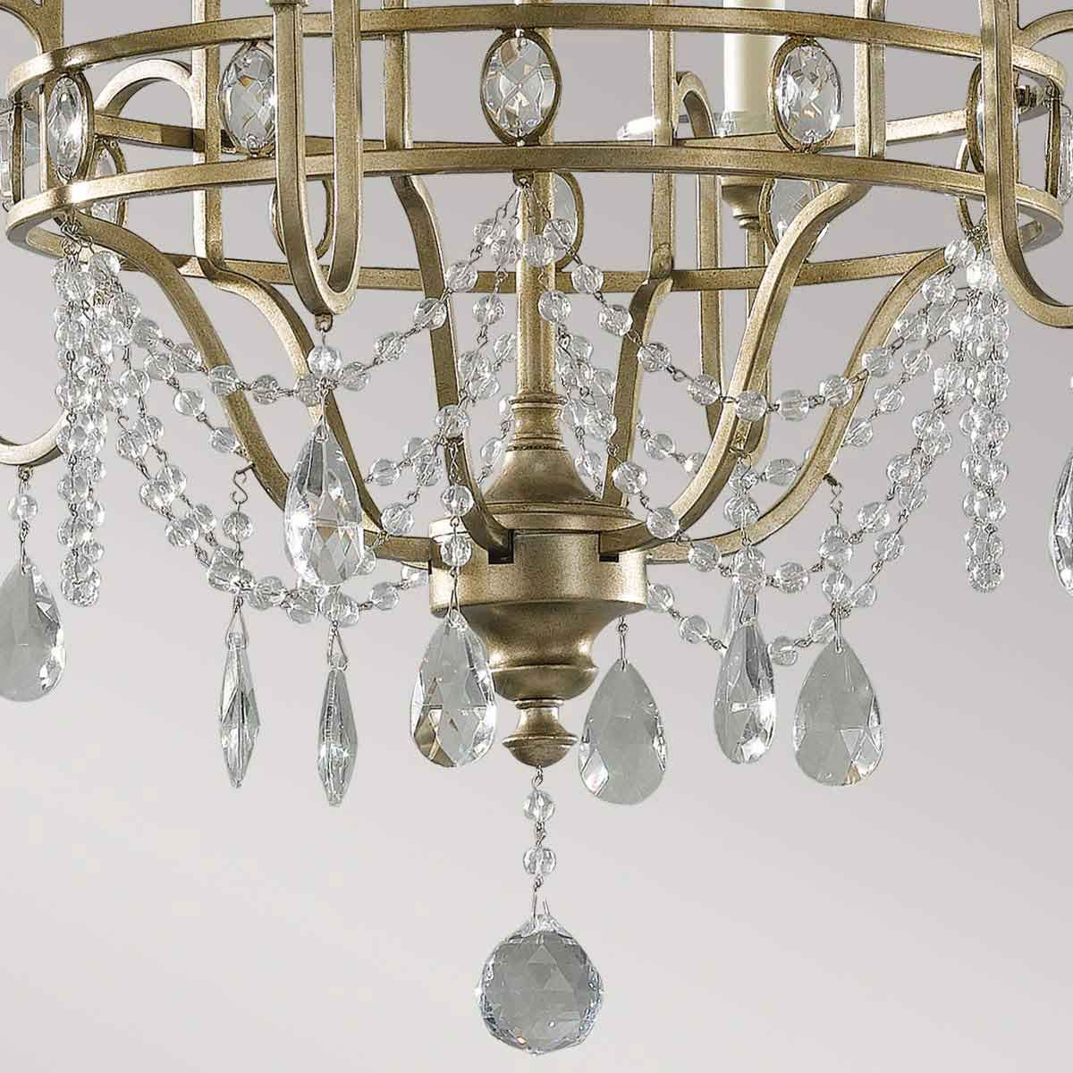 Maximus 6 Light Chandelier - Silver