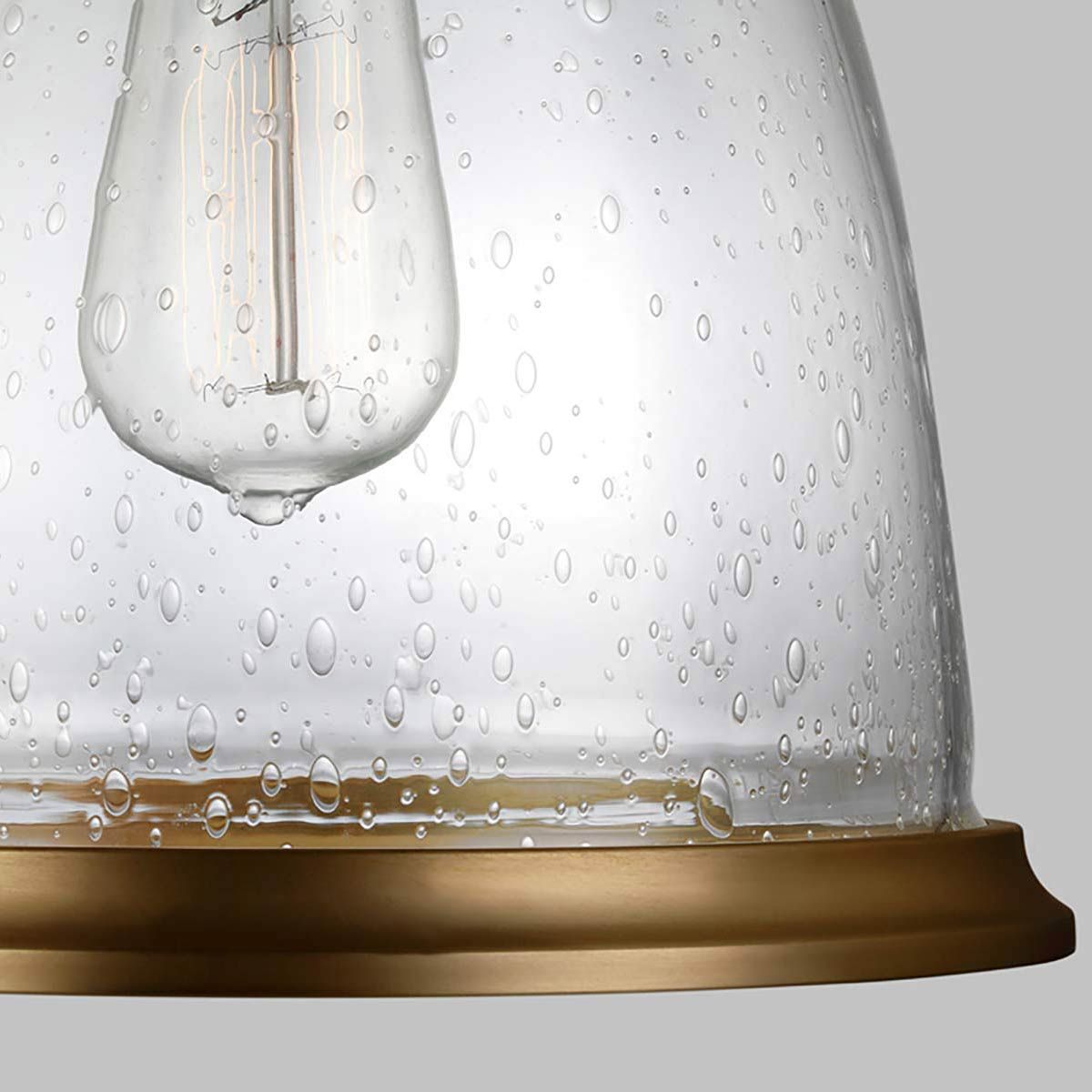 Vertigo Single Medium Pendant Light - Brass
