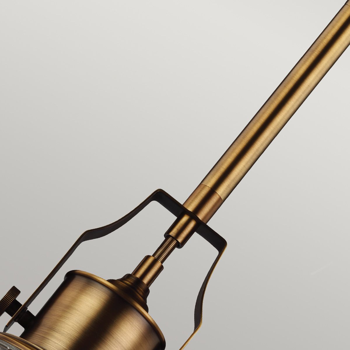 Vertigo Single Medium Pendant Light - Brass