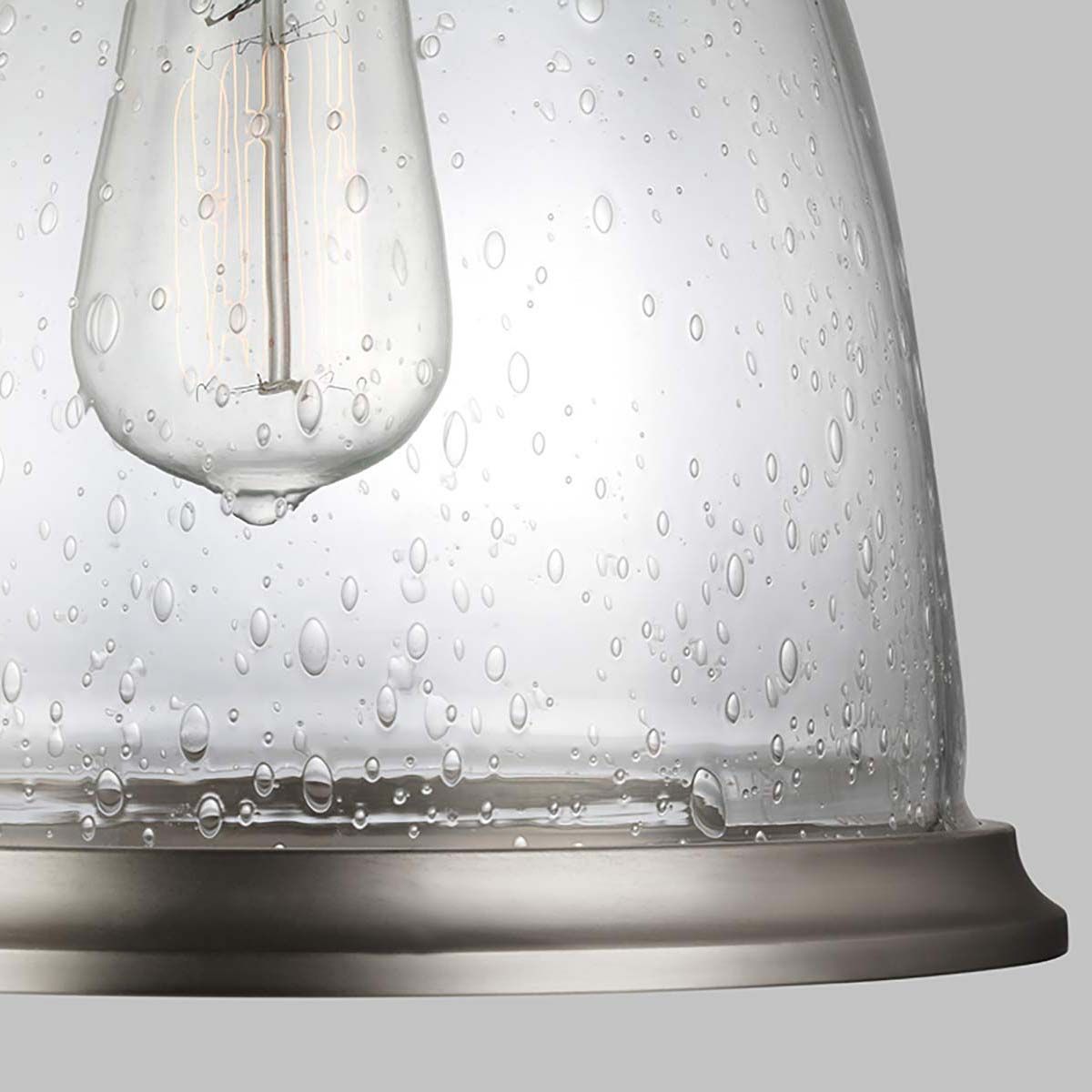 Vertigo Single Medium Pendant Light - Nickel