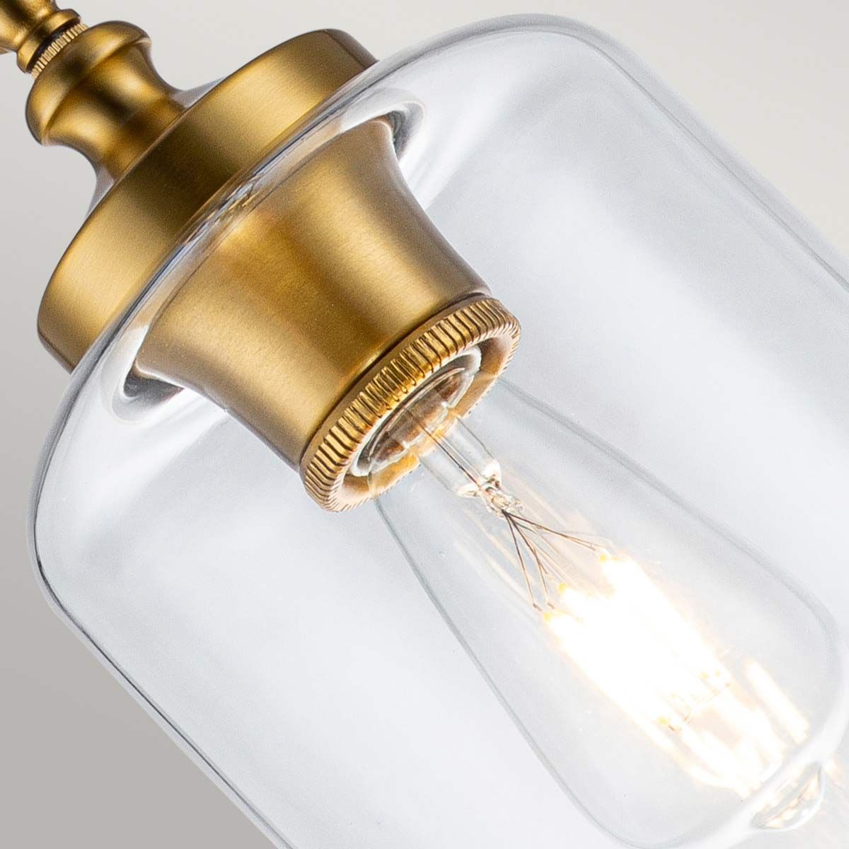Miller Single Mini Pendant Light - Brass