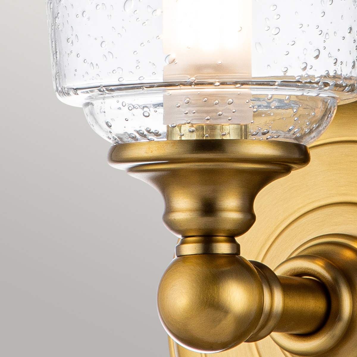 Huguenot Lake Single Wall Light - Brass