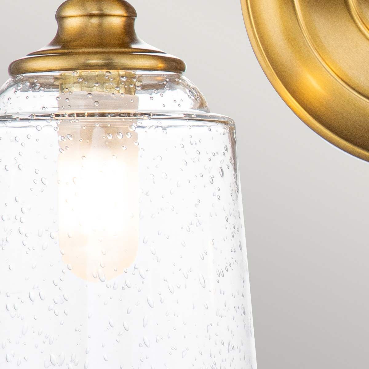 Huguenot Lake Double Wall Light - Brass