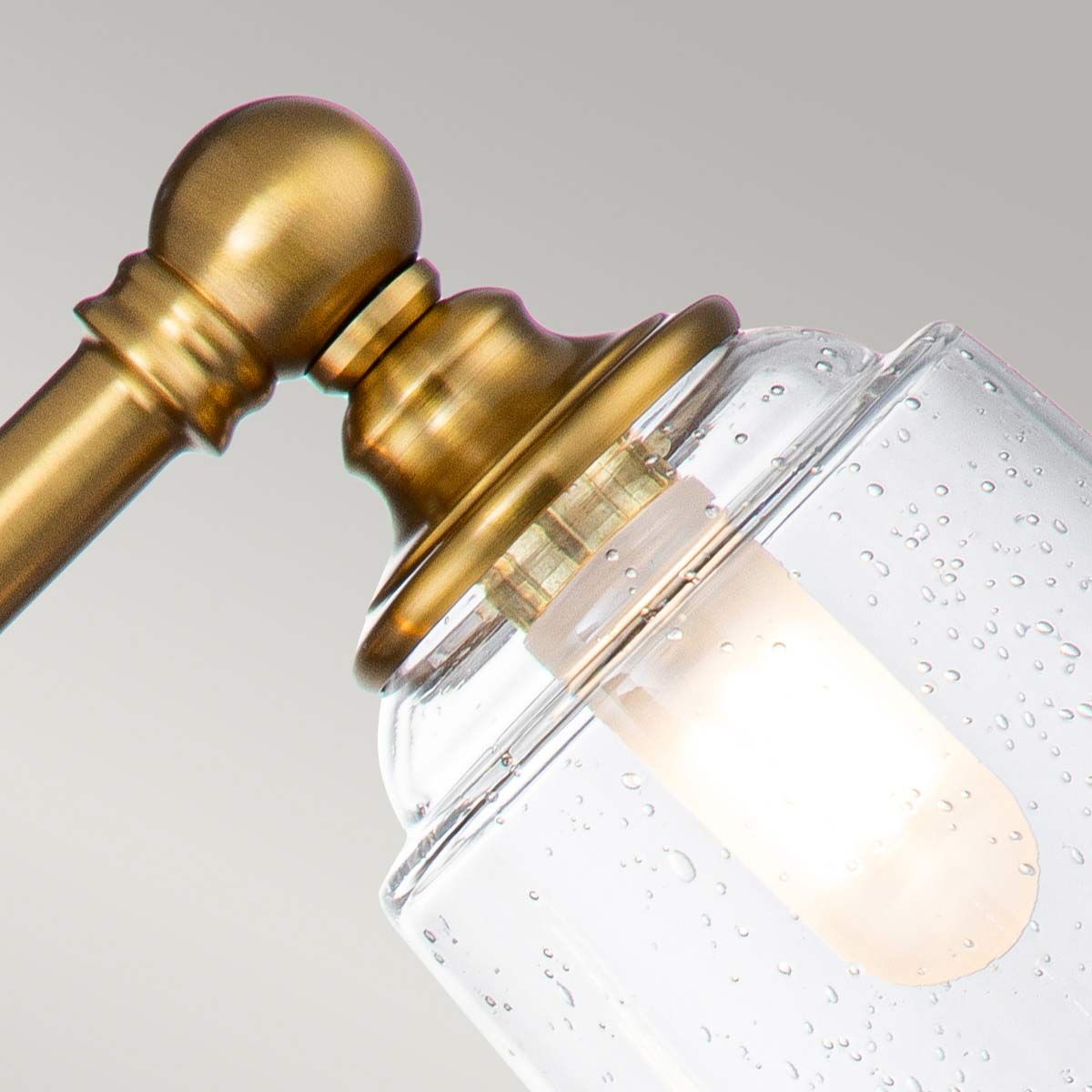 Huguenot Lake Triple Wall Light - Brass