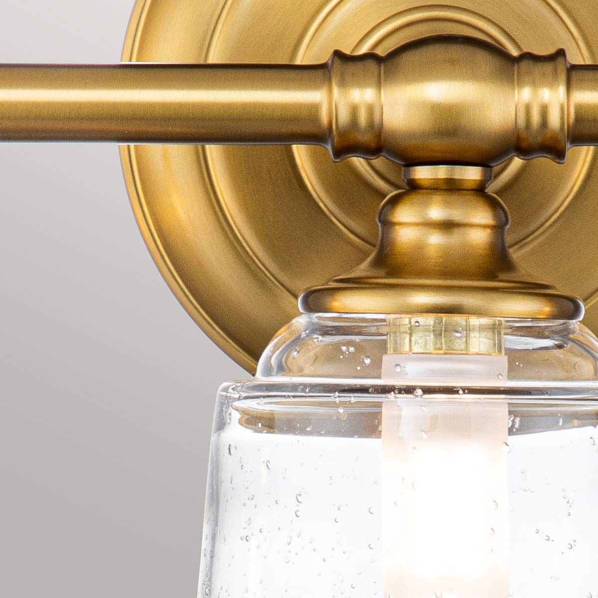 Huguenot Lake Triple Wall Light - Brass