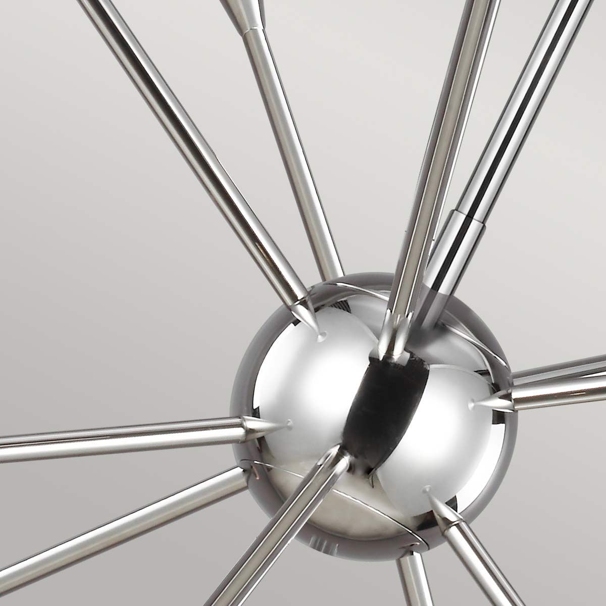 Neve 10 Light Chandelier - Nickel