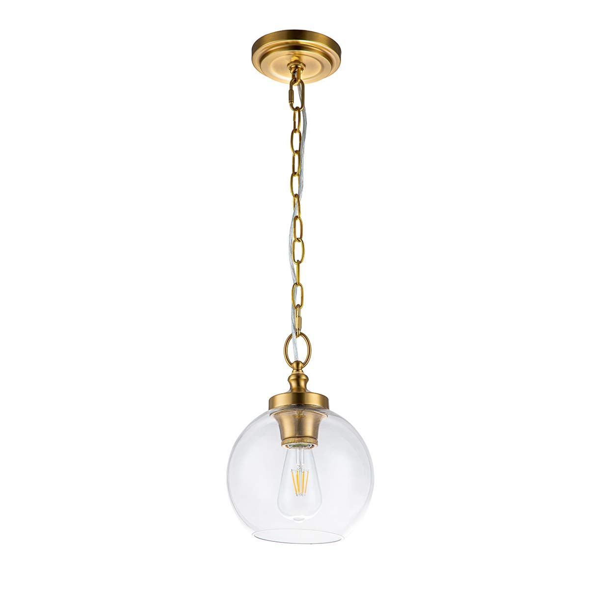 Marmara Single Mini Pendant Light - Brass